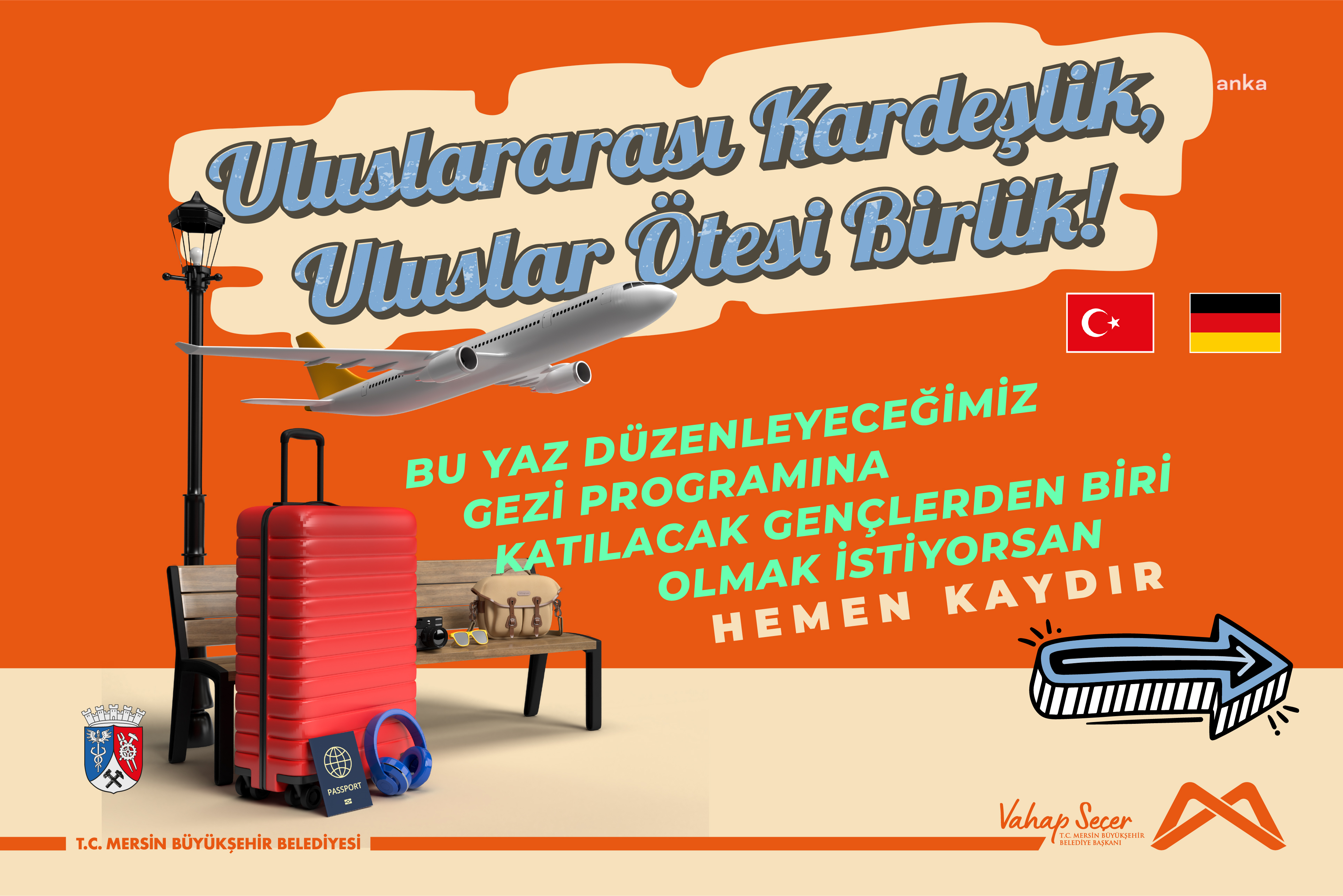 MERSİN BÜYÜKŞEHİR’İN KARDEŞ ŞEHİR DEĞİŞİM PROGRAMI İÇİN SON BAŞVURU 3 MAYIS