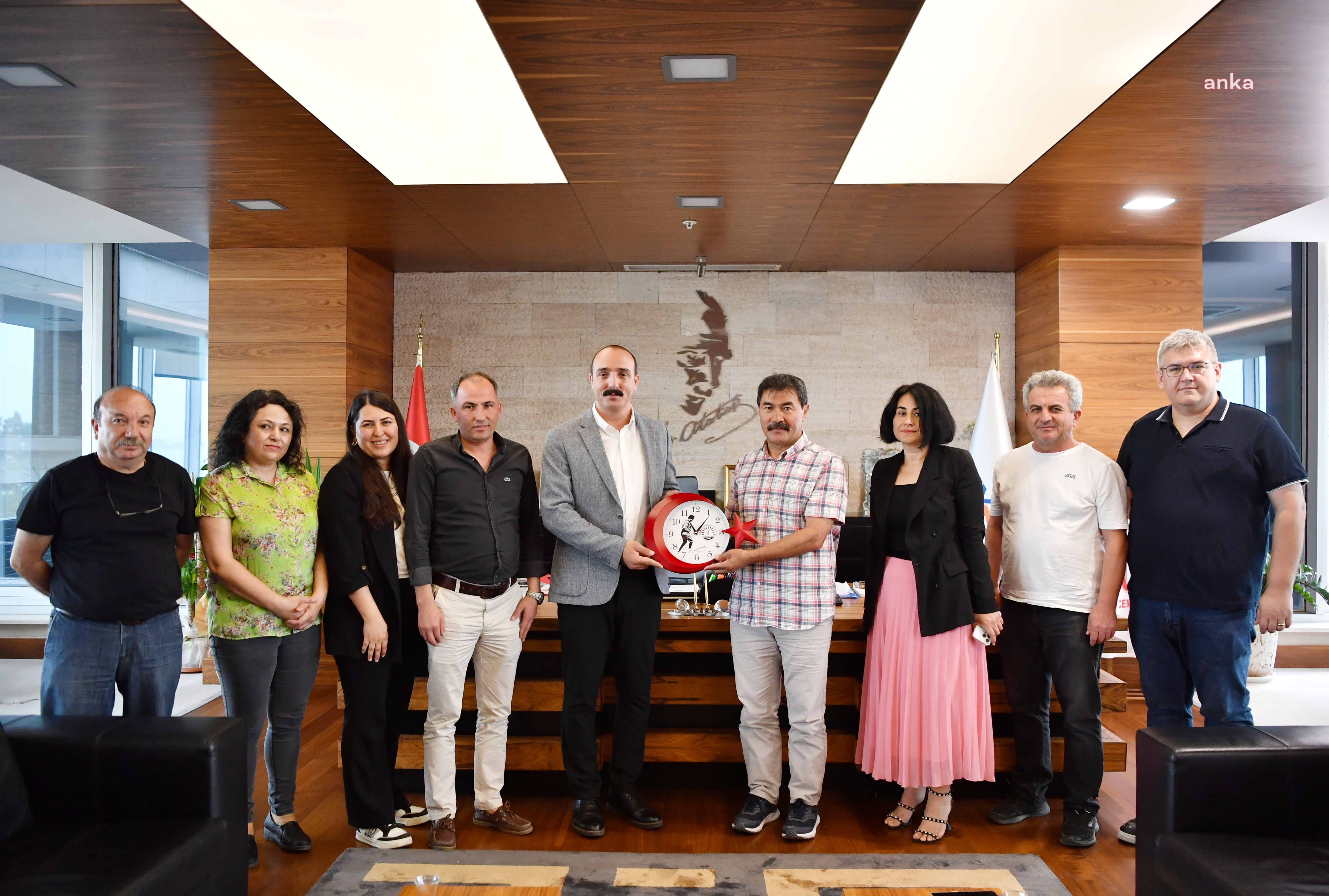 TÜM BEL-SEN’DEN KONYAALTI BELEDİYE BAŞKANI KOTAN’A ZİYARET