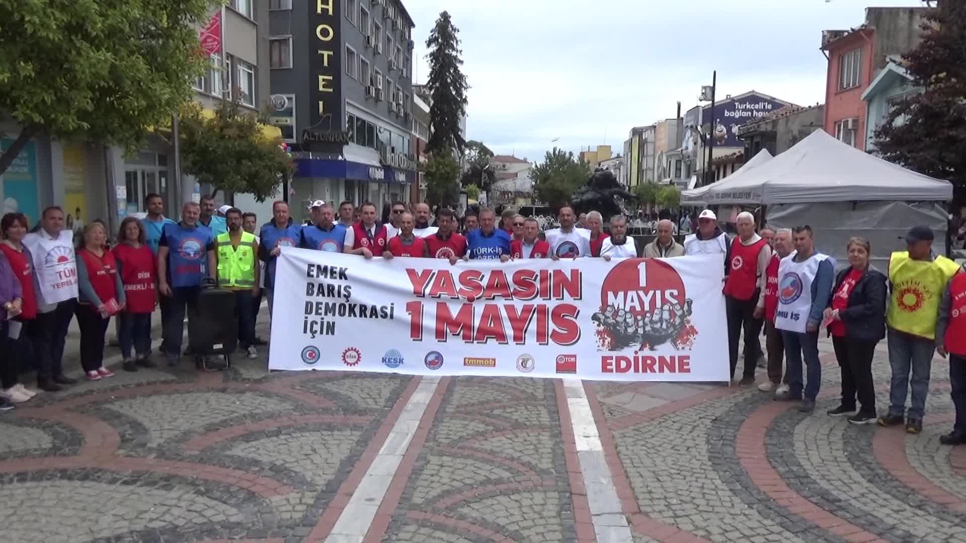 EDİRNE EMEK VE MESLEK ÖRGÜTLERİ PLATFORMU'NDAN '1 MAYIS' ÇAĞRISI