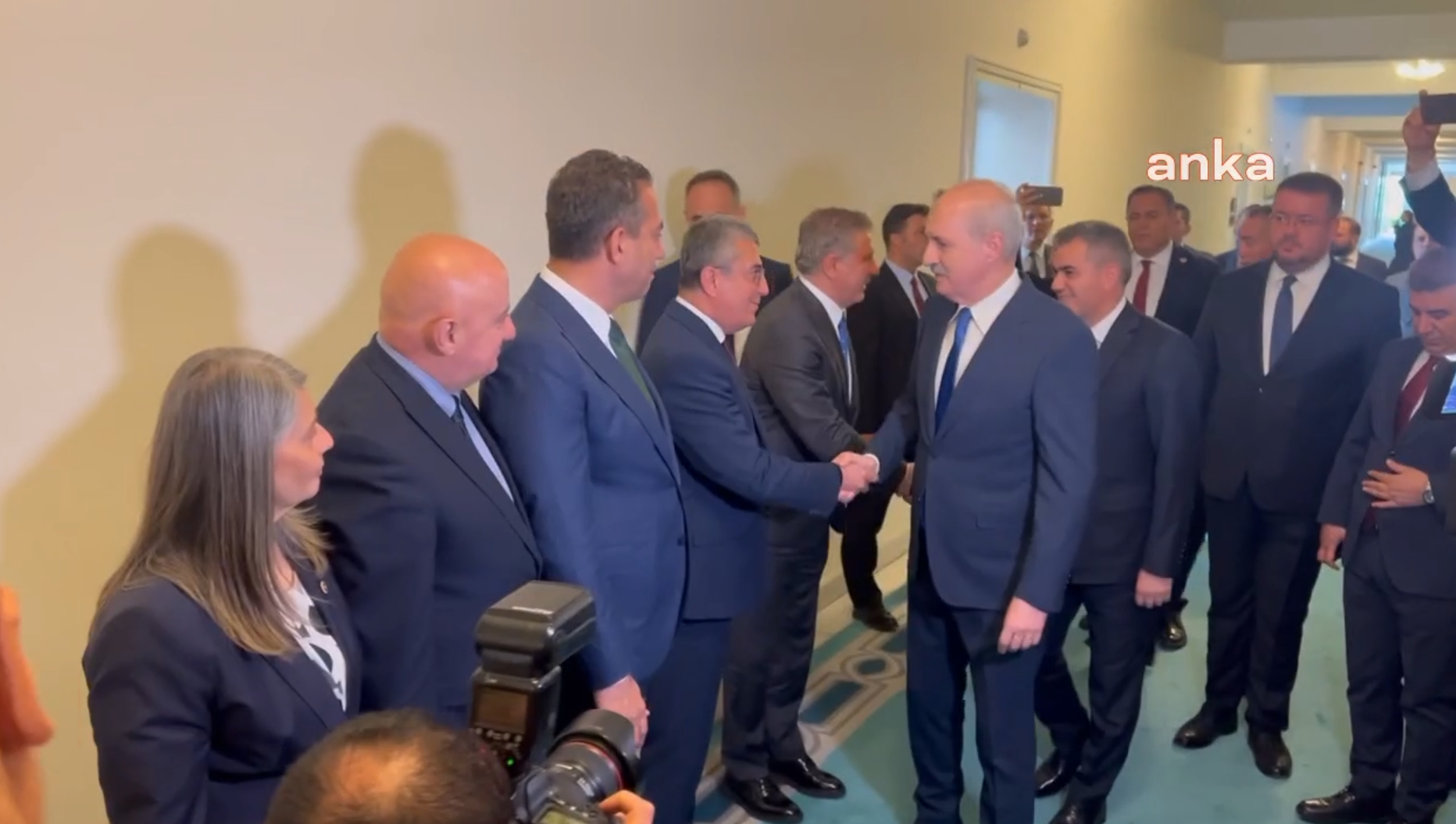 TBMM BAŞKANI KURTULMUŞ'UN "YENİ ANAYASA" TURU... KURTULMUŞ CHP GENEL BAŞKANI ÖZEL'İ ZİYARET ETTİ
