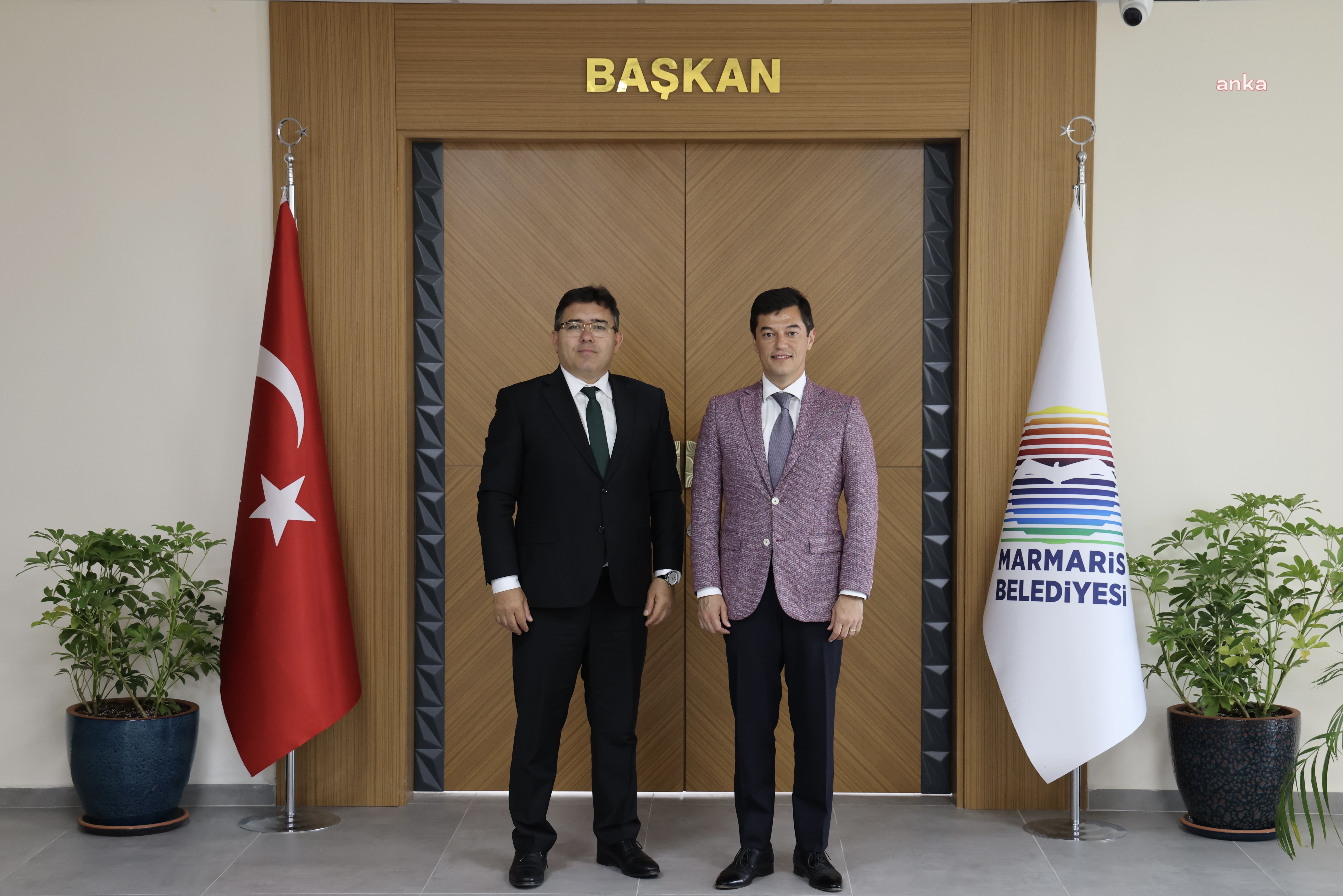 KAYMAKAM KAYA’DAN MARMARİS BELEDİYE BAŞKANI ÜNLÜ’YE İADE-İ ZİYARET