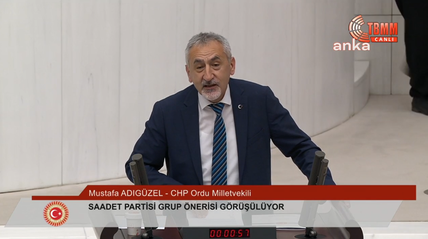CHP'Lİ ADIGÜZEL'DEN AKP'YE SAĞLIK SİSTEMİ ELEŞTİRİSİ: "HÜKÜMET, BİRİKEN SORUNLARI SAĞLIK ÇALIŞANLARINA YÜKLEMEKTEDİR"
