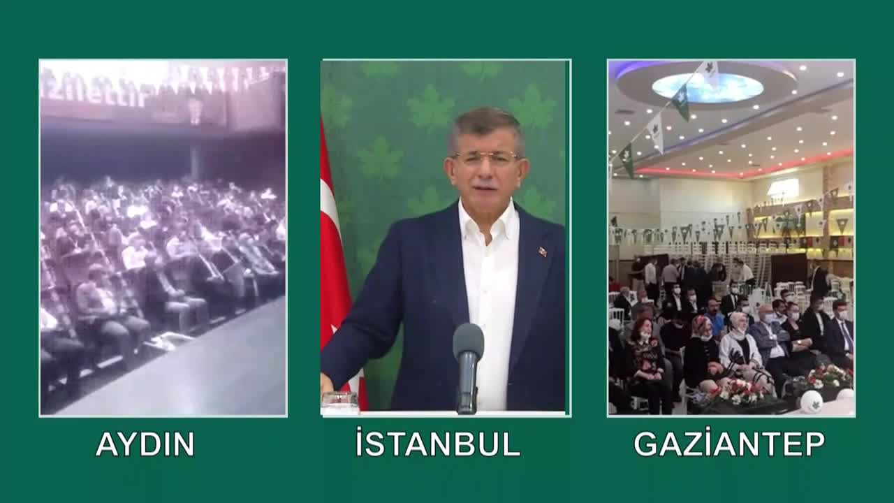 DAVUTOĞLU: "DEMOKRATİK KARARLAR ÇIKTIĞI İÇİN ANAYASA MAHKEMESİ'NE BİLE TAHAMMÜLLERİ YOK"