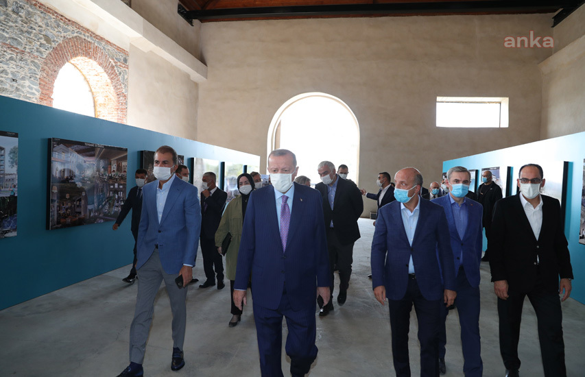 CUMHURBAŞKANI ERDOĞAN, TERSANE İSTANBUL’DA İNCELEMELERDE BULUNDU