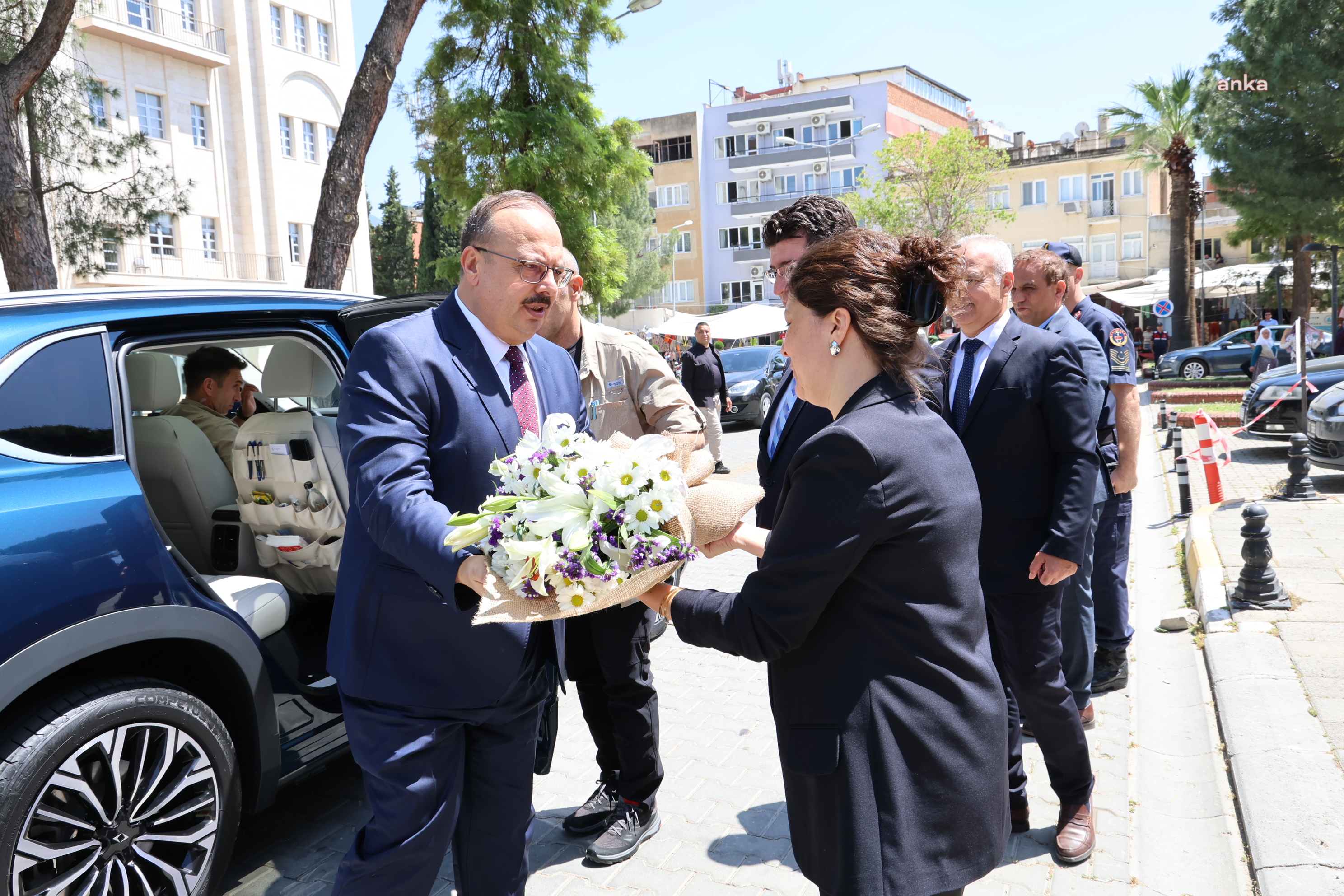 ÇİNE BELEDİYE BAŞKANI KIVRAK, AYDIN VALİSİ YAKUP CANBOLAT’I AĞIRLADI