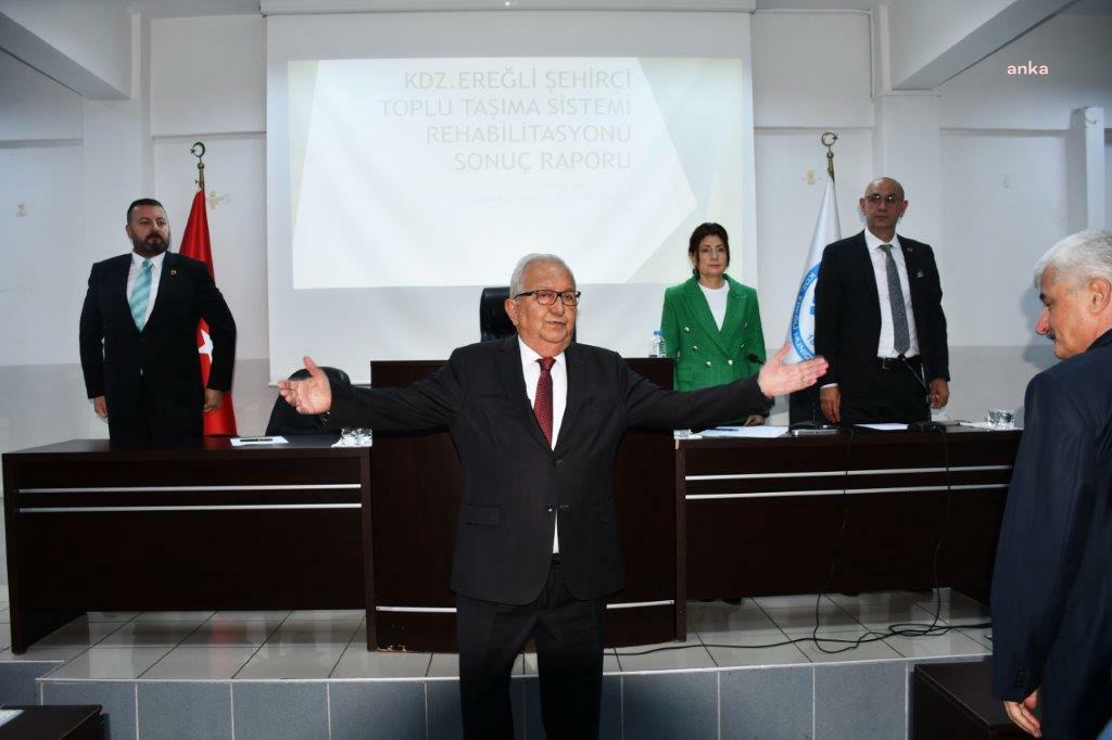 KARADENİZ EREĞLİ’DE TOPLU TAŞIMAYA YÖNELİK YENİ ÇALIŞMA SİSTEMİ MECLİS’E SUNULDU