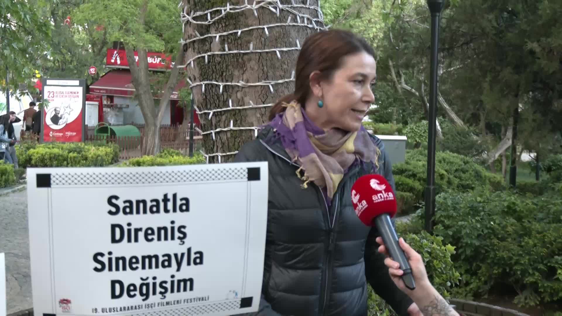 19. ULUSLARARASI İŞÇİ FİLMLERİ FESTİVALİ'NİN AÇILIŞINDA FİLMDEN SONRA YÜRÜMEK DE YASAKLANDI