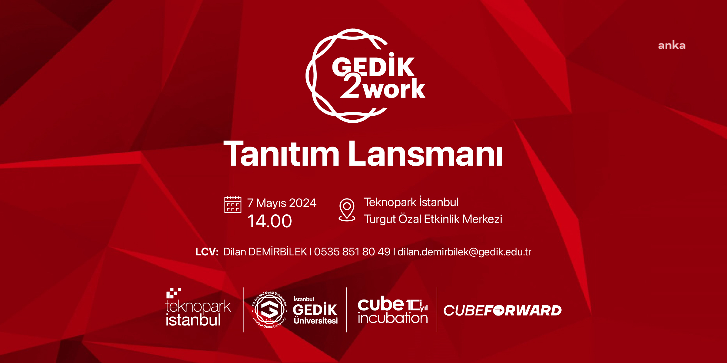 TEKNOPARK İSTANBUL İLE GEDİK ÜNİVERSİTESİ ORTAK PROGRAMI ‘GEDİK2WORK’ BAŞLIYOR