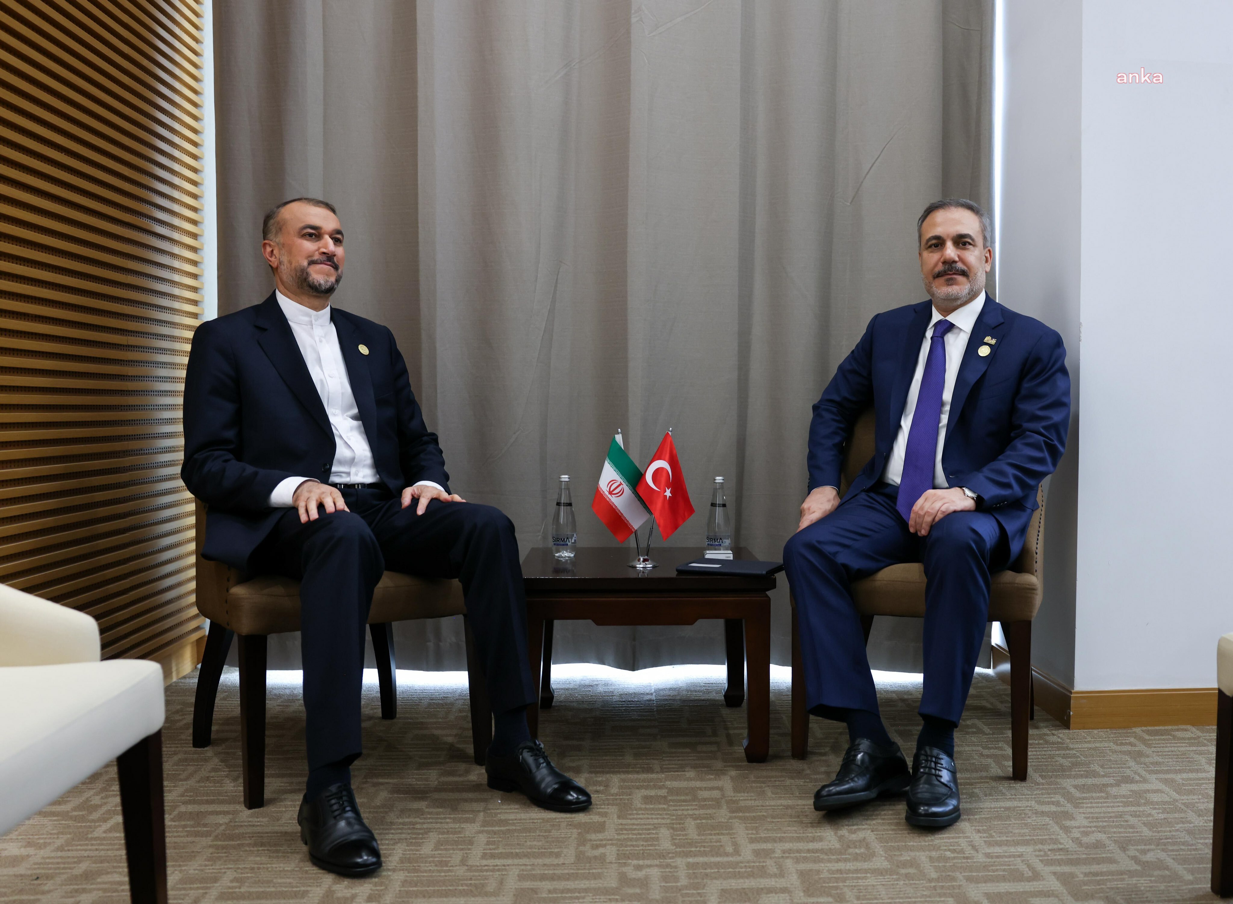 DIŞİŞLERİ BAKANI FİDAN, İRAN DIŞİŞLERİ BAKANI ABDULLAHİYAN İLE GÖRÜŞTÜ