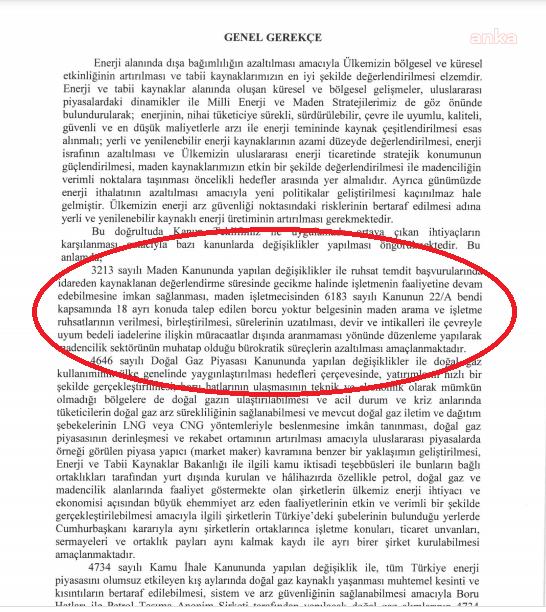 MADEN ŞİRKETLERİNE DOLAYLI VERGİ AFFI GELİYOR