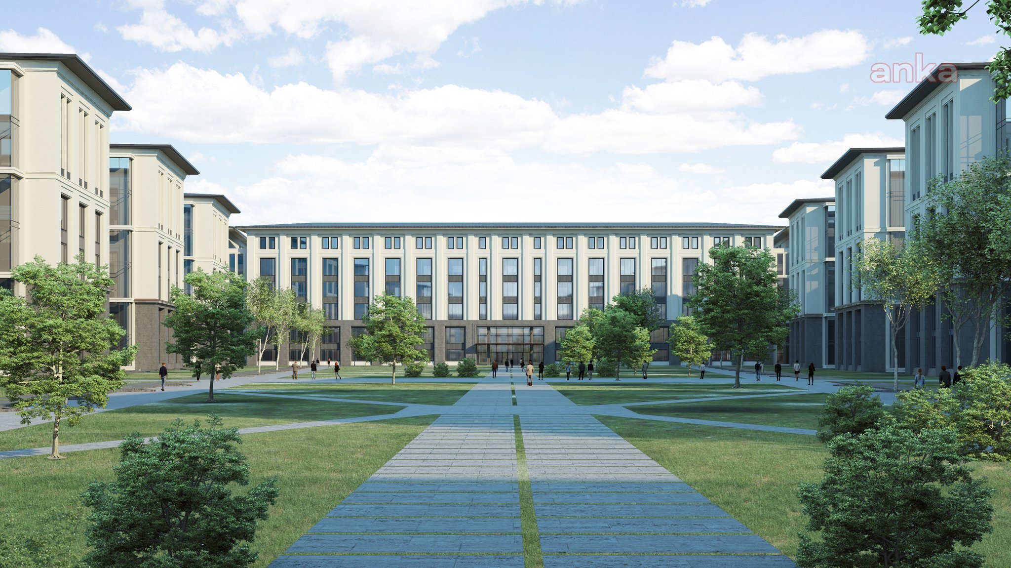 İŞTE ANKARA ADALET SARAYI'NIN YENİ HALİ