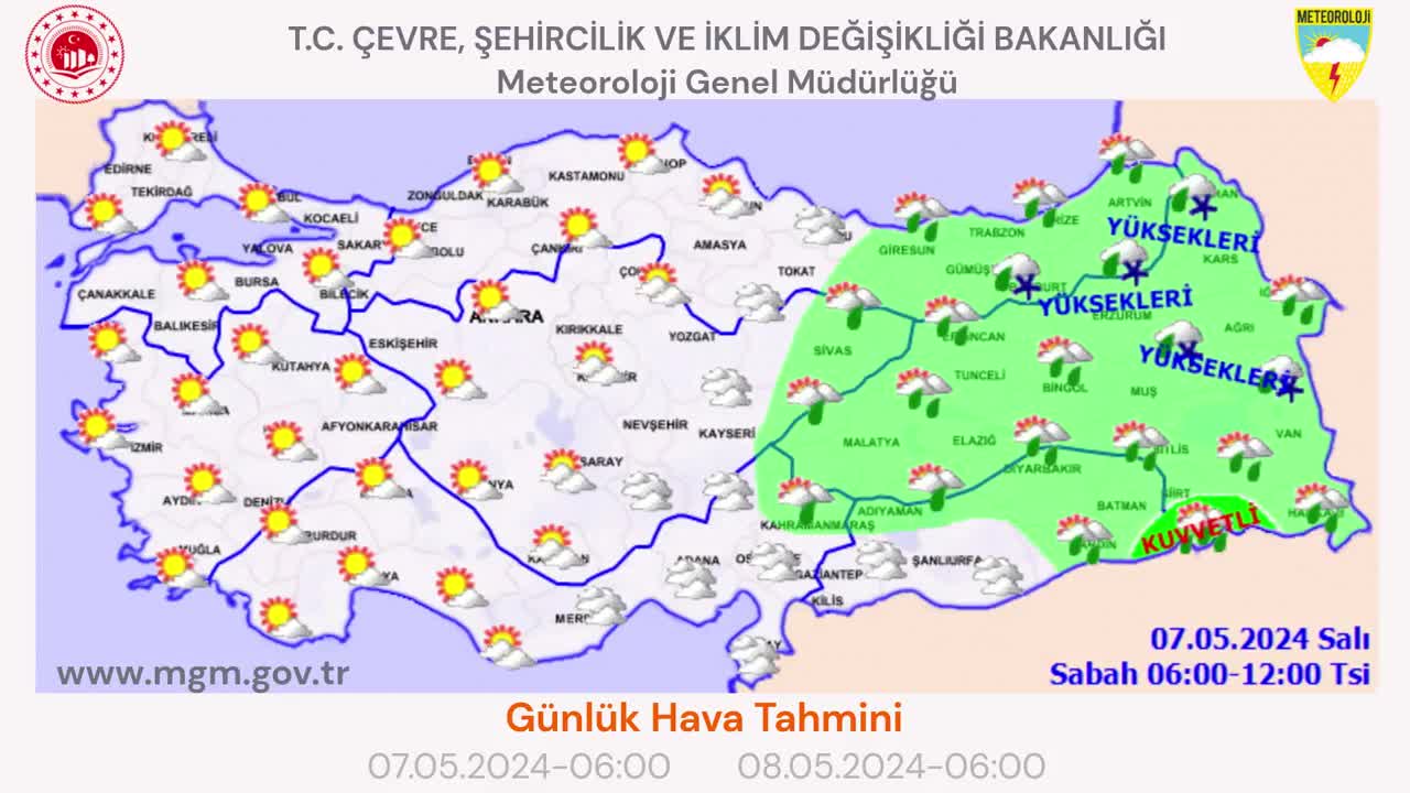 METEOROLOJİDEN 8 İL İÇİN KUVVETLİ YAĞIŞ UYARISI