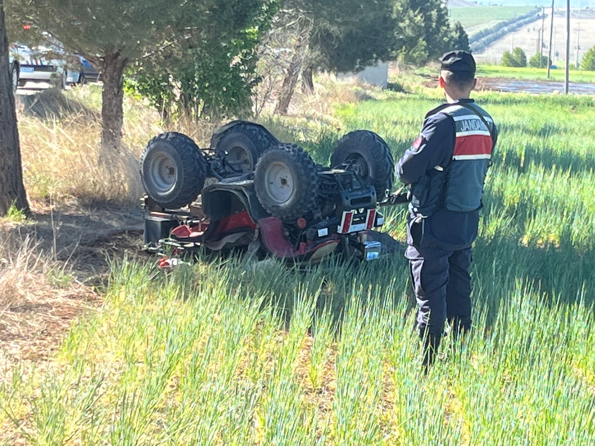 BURDUR’DA ATV DEVRİLDİ, SÜRÜCÜ HAYATINI KAYBETTİ