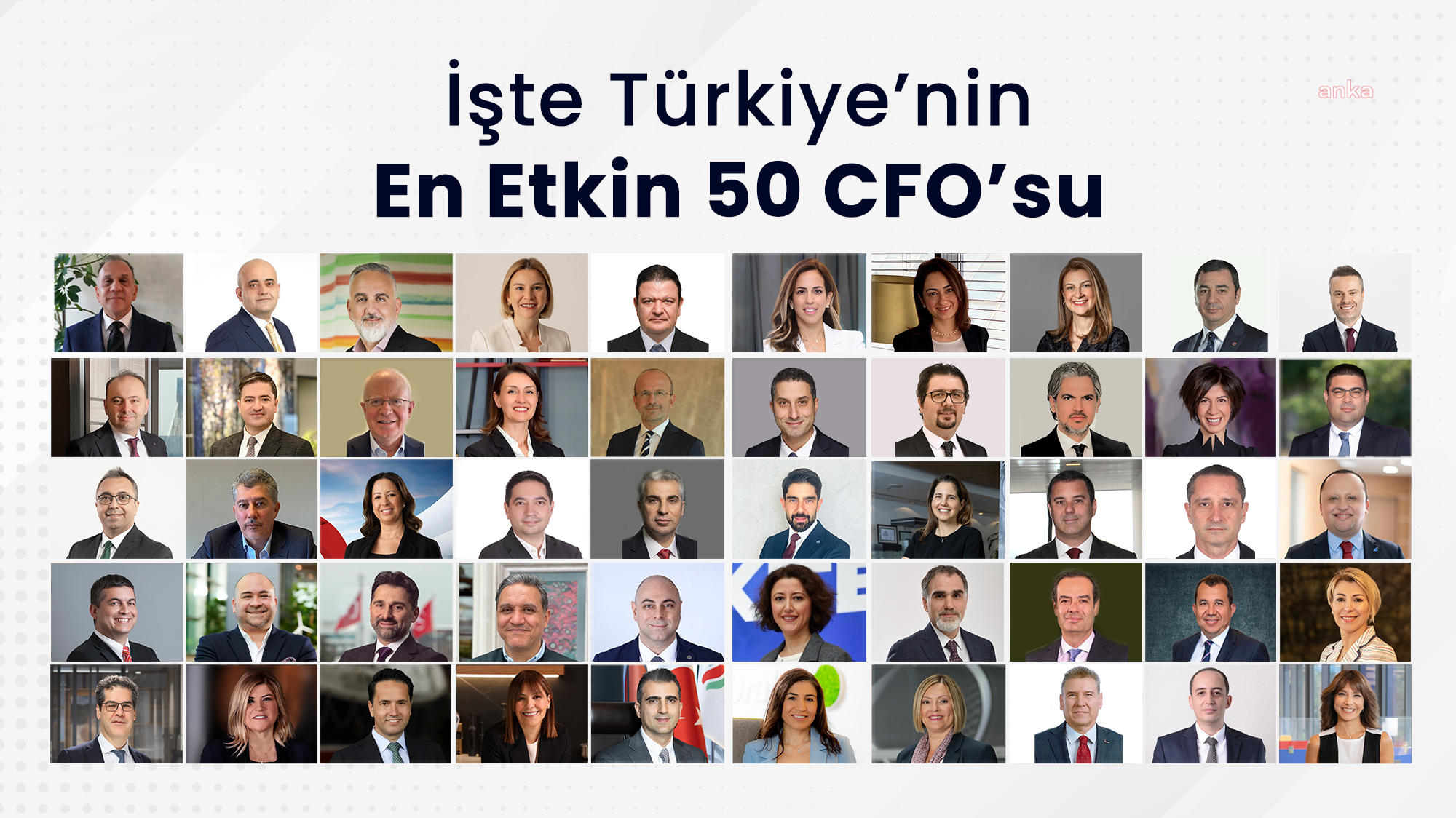 TÜRKİYE’NİN “EN ETKİN 50 CFO'SU" BELLİ OLDU
