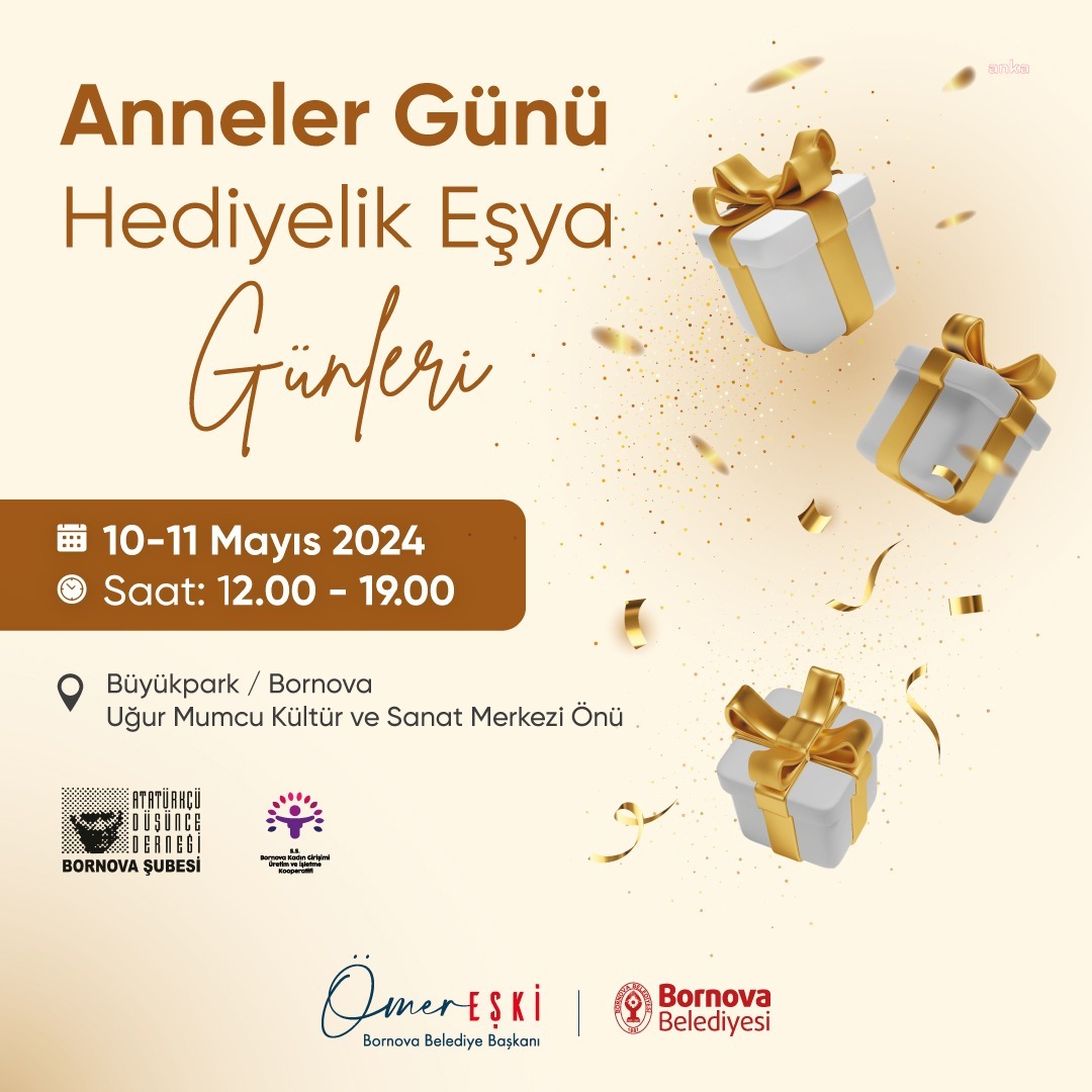 BORNOVA BELEDİYESİ’NDEN ANNELER İÇİN “HEDİYELİK EŞYA GÜNLERİ”