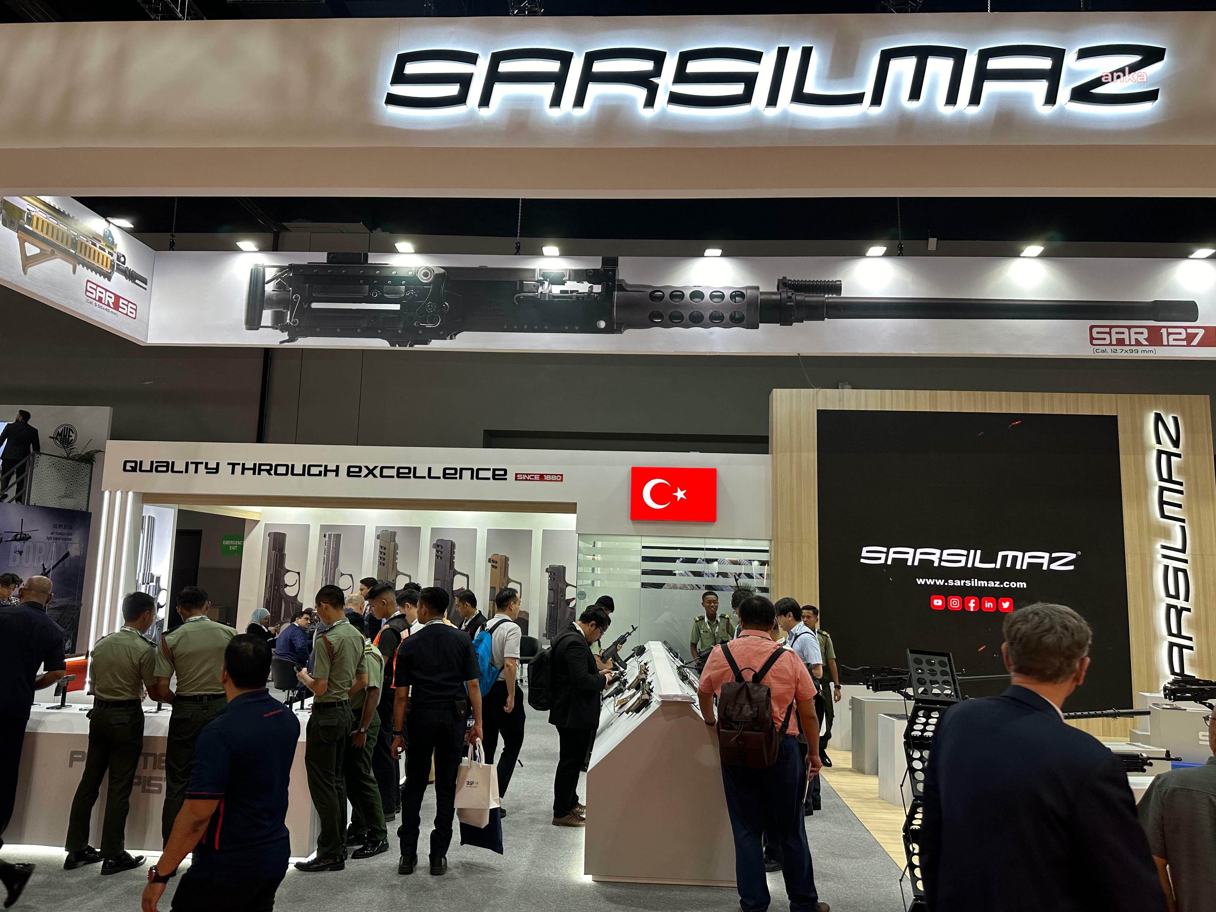 SARSILMAZ, ASYA PAZARINA MAKİNELİ TÜFEKLERİNİ TANITTI