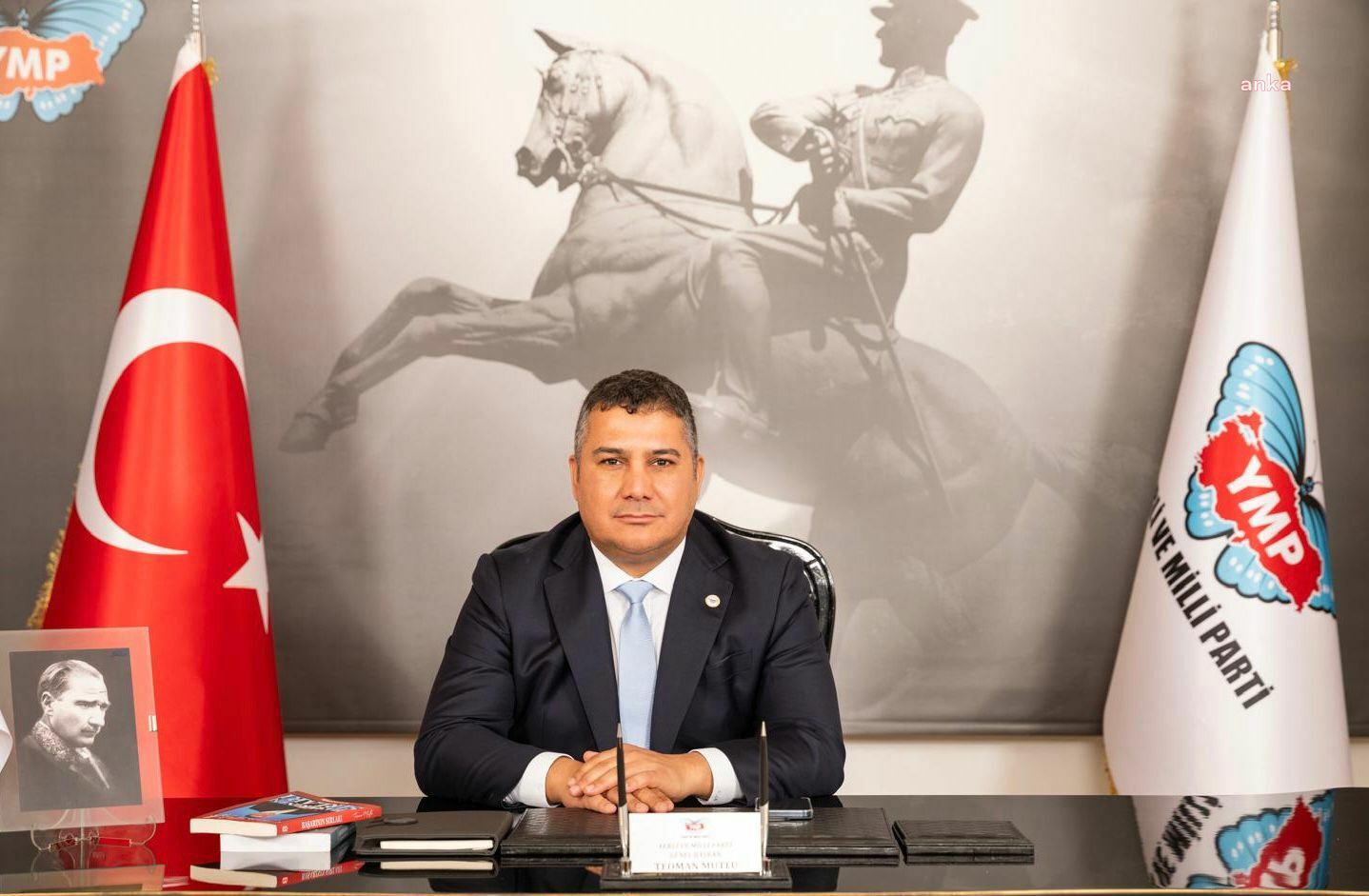 YERLİ VE MİLLİ PARTİ GENEL BAŞKANI MUTLU: "LİDERLER YUMUŞAMA PEŞİNDE KOŞACAĞINA, YARGITAY İLE İLGİLENMEK ZORUNDADIR"