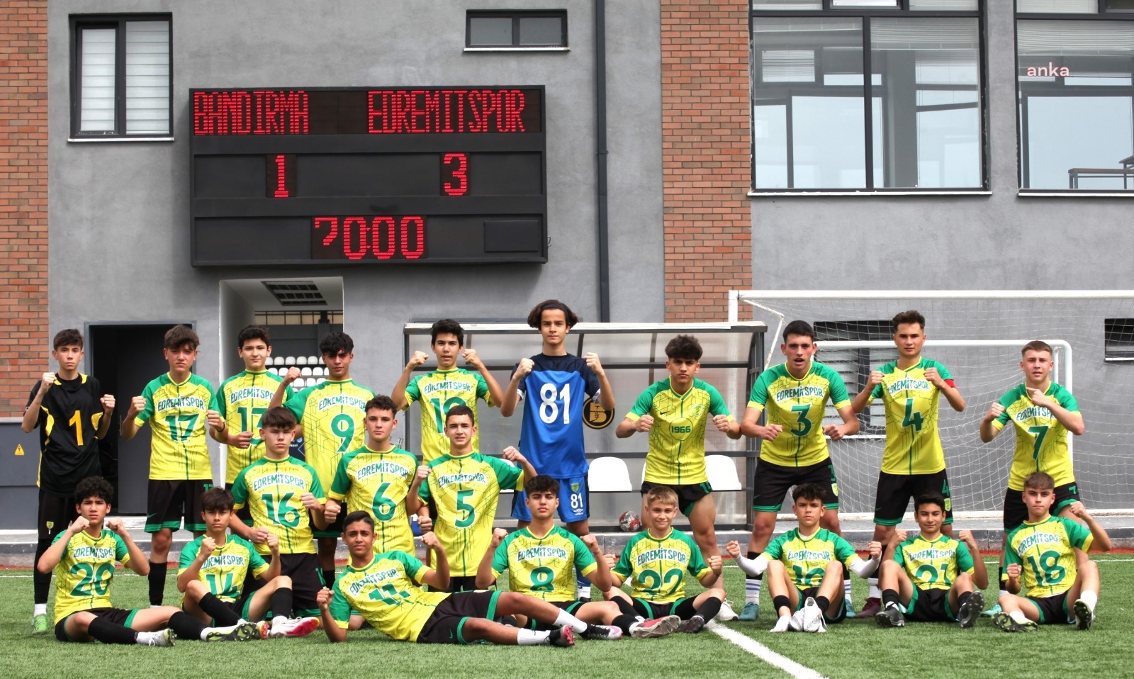 EDREMİTSPOR GENÇLERİ, TÜRKİYE ŞAMPİYONASI’NDA