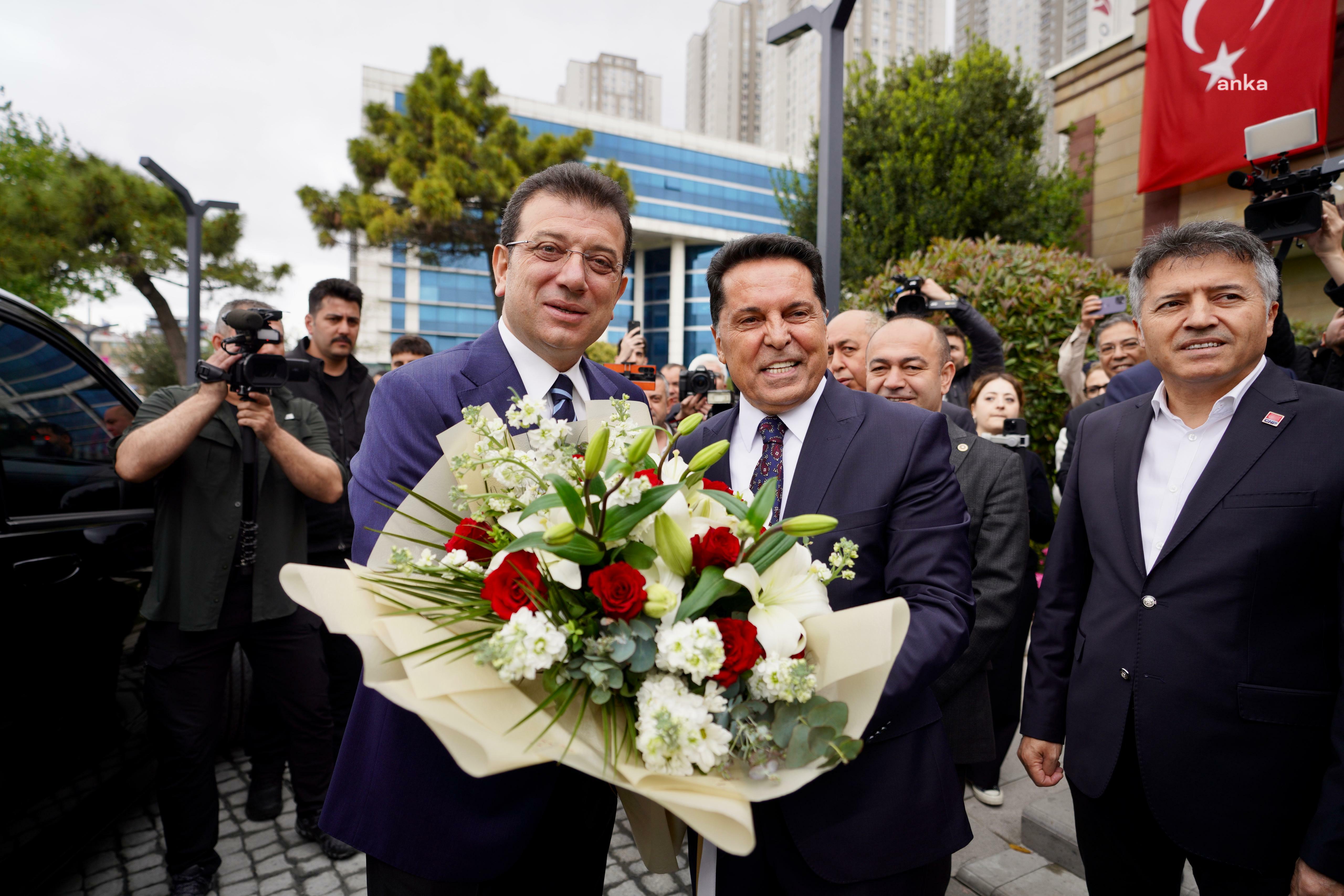 İMAMOĞLU VE KARABAT'TAN ESENYURT BELEDİYE BAŞKANI PROF. ÖZER’E TEBRİK ZİYARETİ