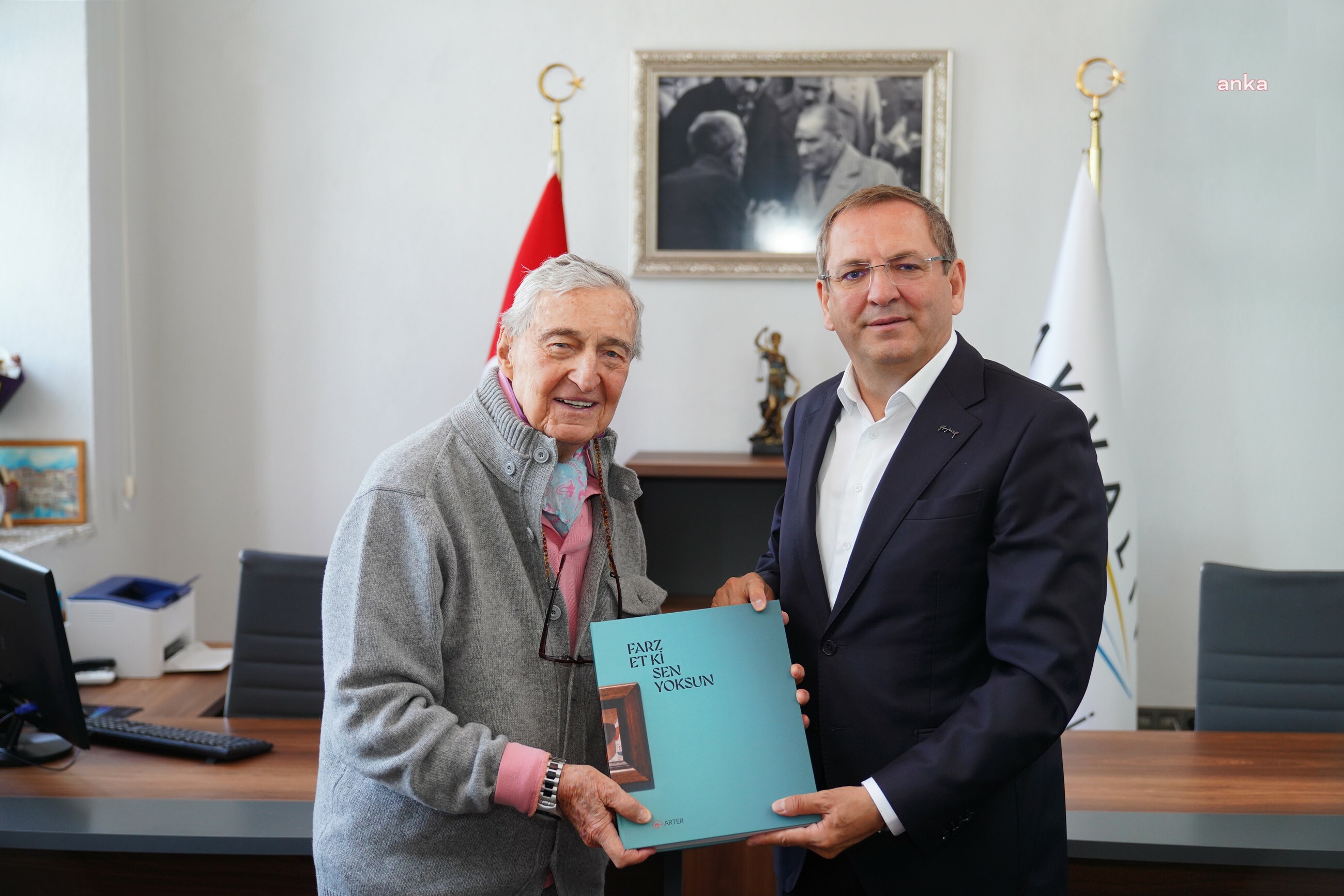 RAHMİ KOÇ’TAN AYVALIK BELEDİYE BAŞKANI ERGİN’E ZİYARET