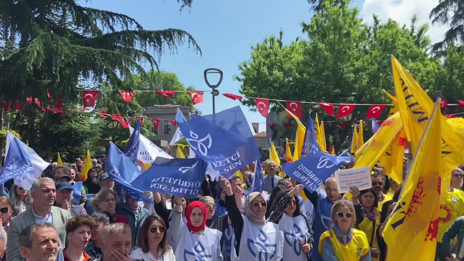 TRABZON’DA EĞİTİM SENDİKALARI İBRAHİM OKTUGAN İÇİN TOPLANDI