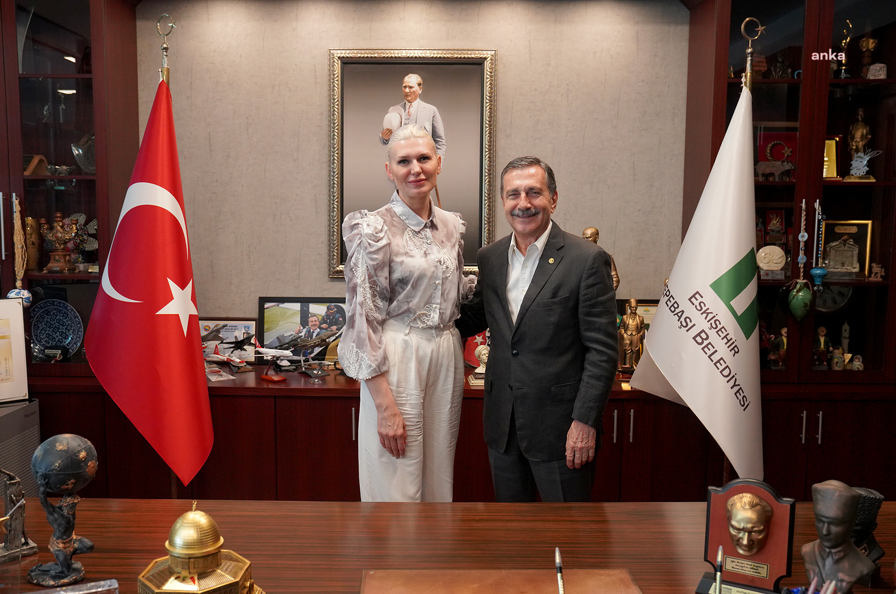 BİLECİK BELEDİYE BAŞKANI ATAÇ'TAN, TEPEBAŞI BELEDİYE BAŞKANI ATAÇ'A ZİYARET