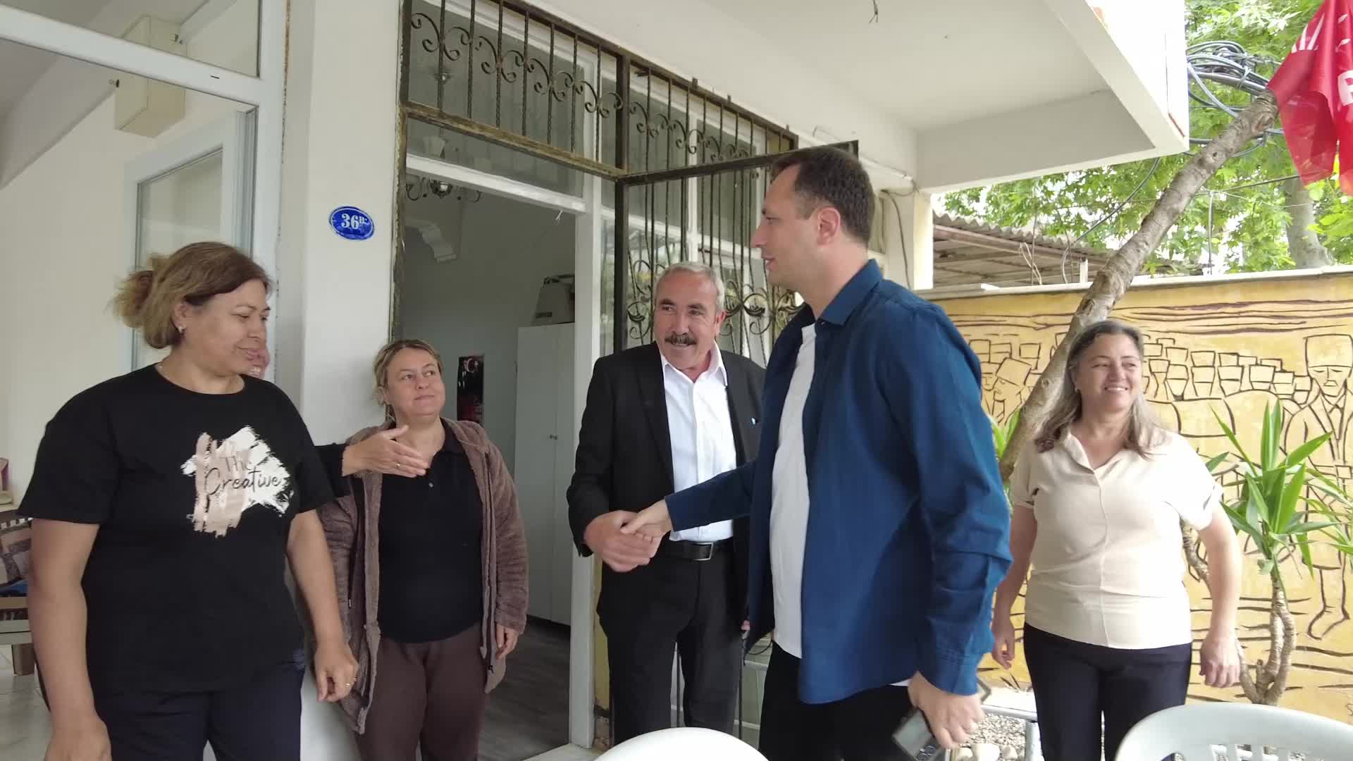 BORNOVA BELEDİYE BAŞKANI EŞKİ, KIRSAL MAHALLELERİ ZİYARETİNE GÖKDERE'DEN BAŞLADI