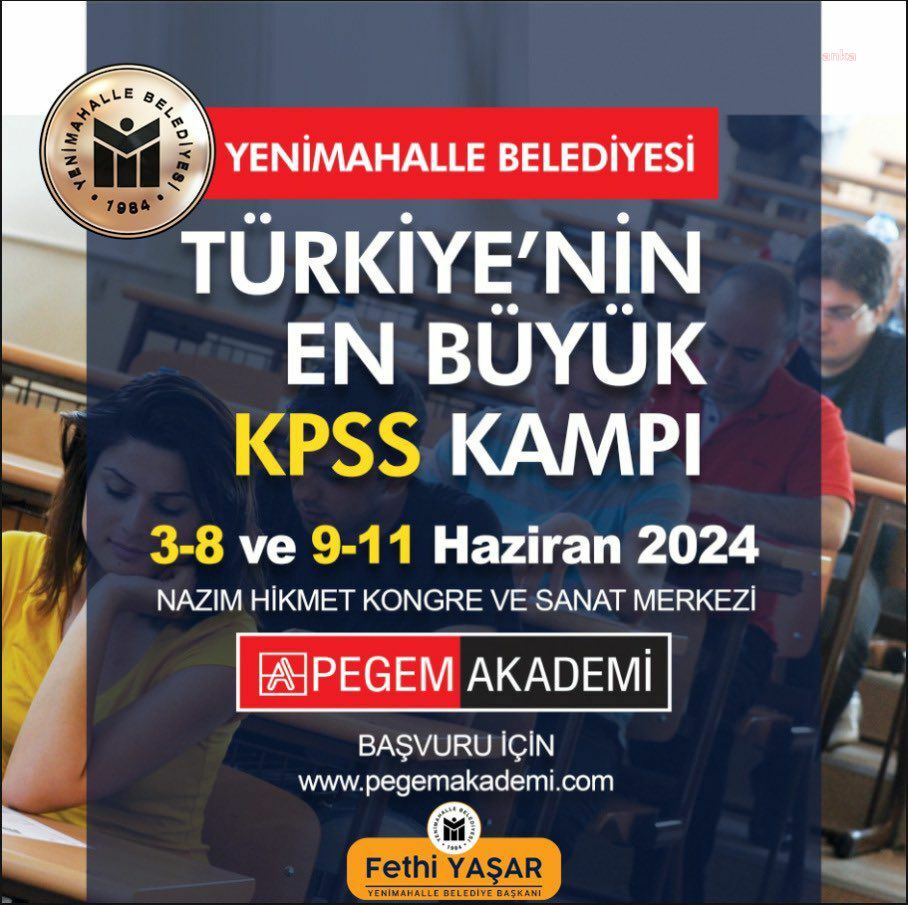 YENİMAHALLE’DE MEMUR ADAYLARINA KPSS HAZIRLIK KAMPI
