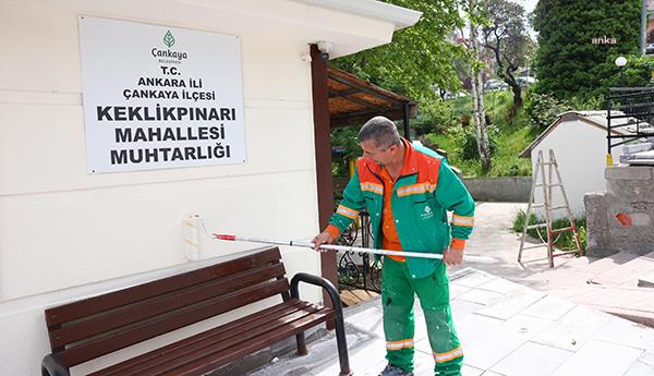 ÇANKAYA BELEDİYESİ’NDEN MUHTARLIK BİNALARINDA YENİLEME ÇALIŞMASI