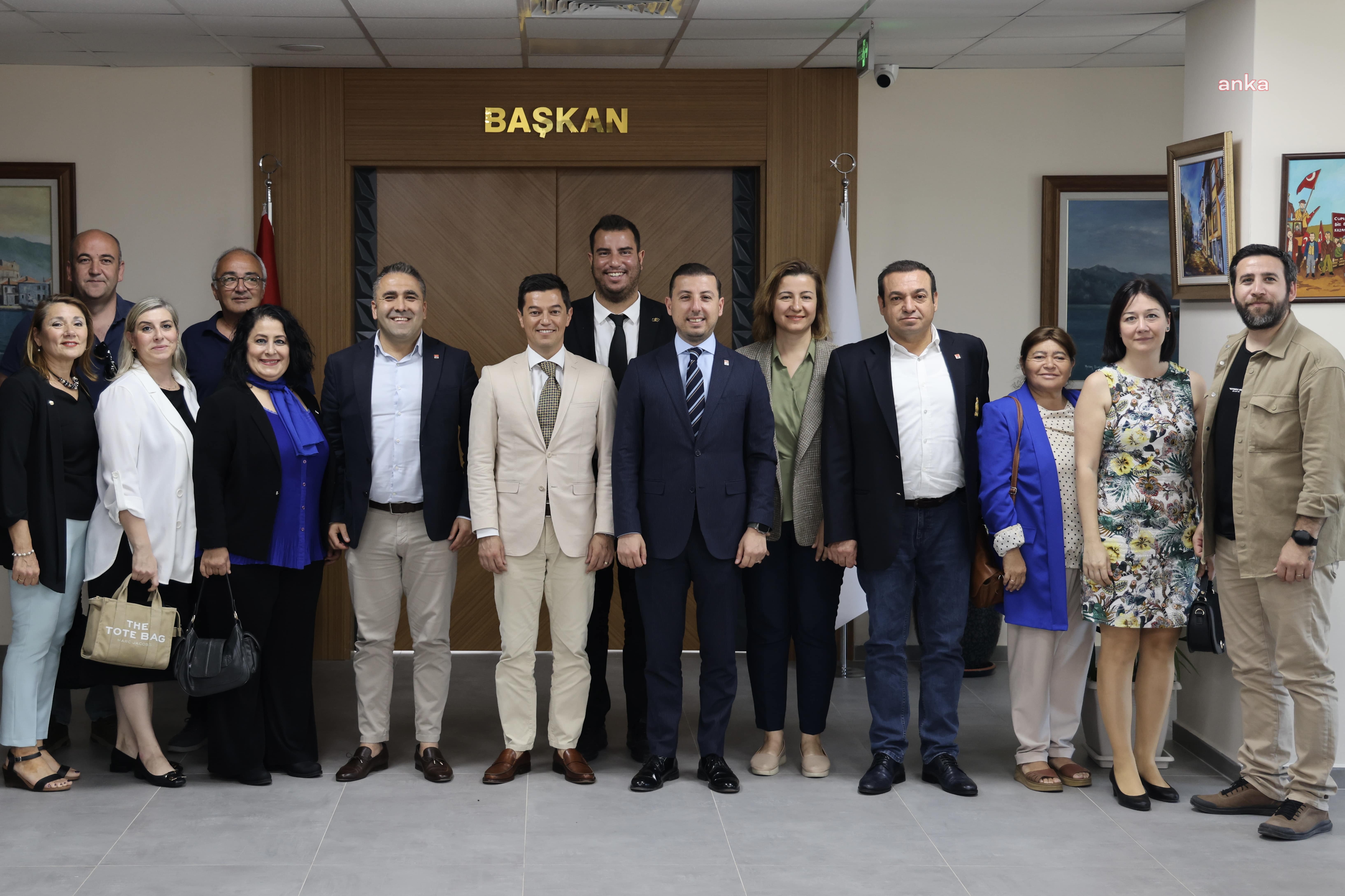 CHP MUĞLA İL BAŞKANI BALCI’DAN MARMARİS BELEDİYE BAŞKANI ÜNLÜ’YE ZİYARET