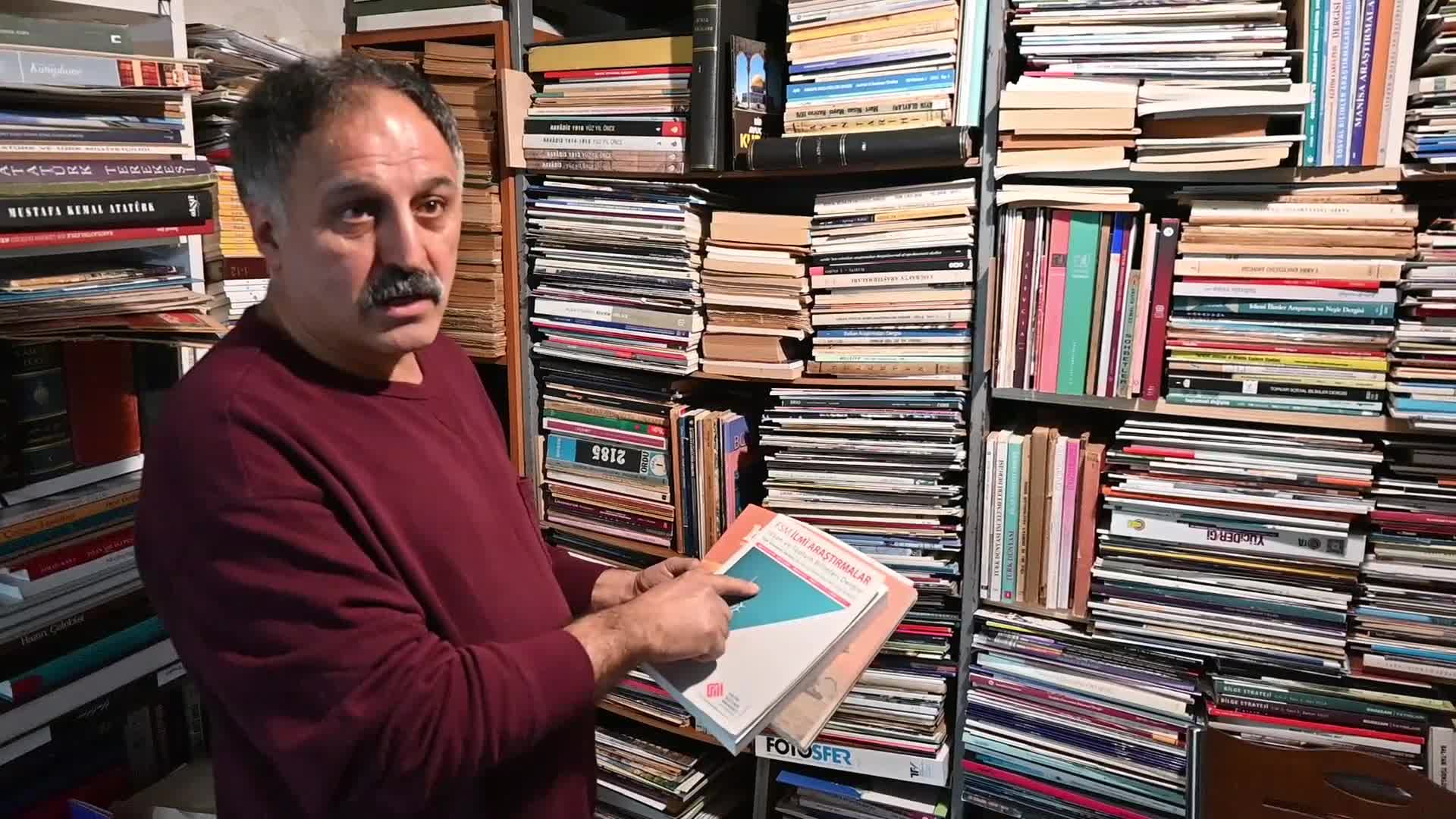 YOZGATLI KÜTÜPHANECİ, BABAEVİNİ KÜTÜPHANEYE DÖNÜŞTÜRÜP HALKIN KULLANIMINA AÇTI