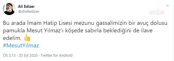 EDİZER’E, MESUT YILMAZ’A HAKARETTEN SUÇ DUYURUSU