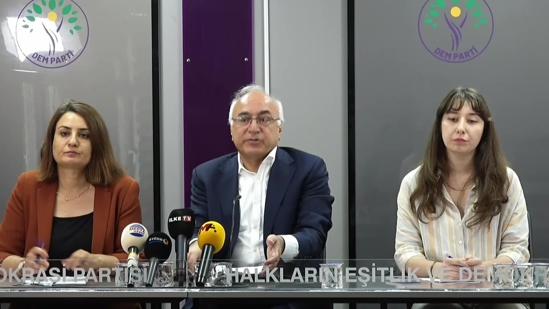 DEM PARTİ’DEN KOBANİ DAVASI İÇİN ÇAĞRI: ''YARIN BU DAVA ÇÖKMELİ VE TÜM ARKADAŞLARIMIZ SERBEST BIRAKILMALIDIR''