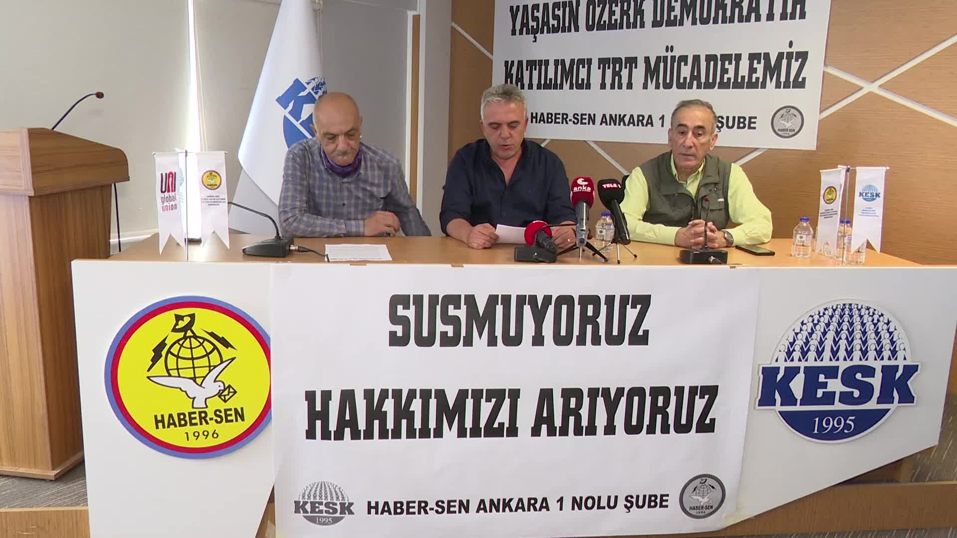 HABER-SEN: "TRT EMEKÇİLERİ AÇIK BİR BİÇİMDE MAĞDUR EDİLMİŞTİR"