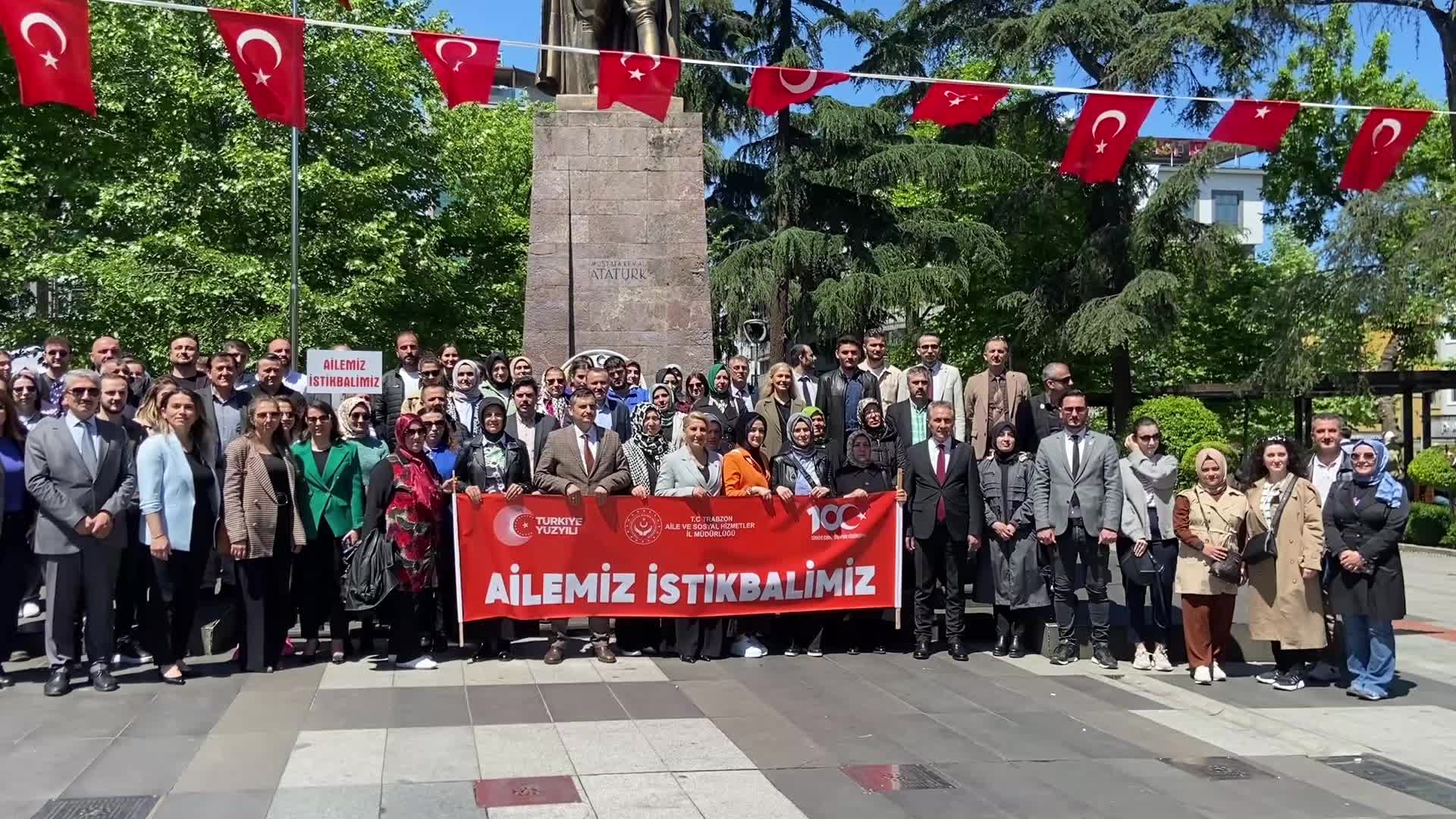 TRABZON'DA 'ULUSLARARASI AİLE GÜNÜ' YÜRÜYÜŞÜ