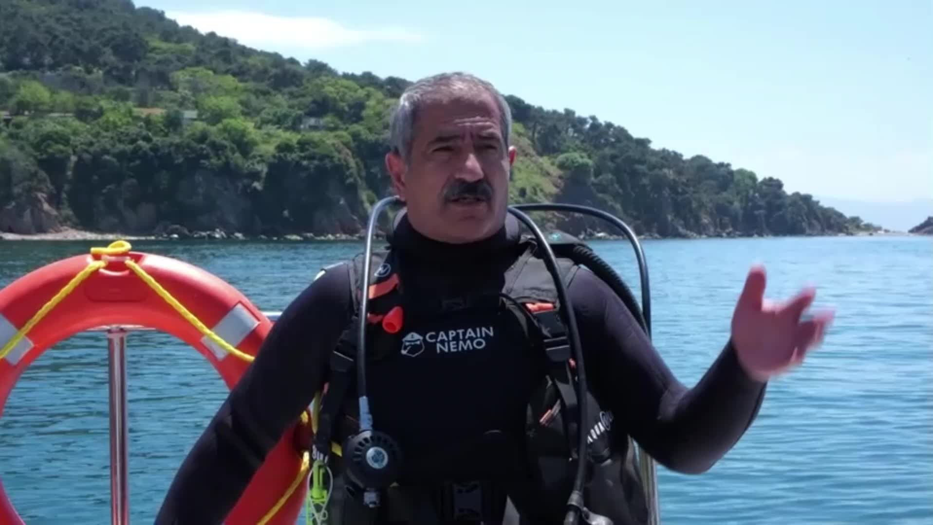ADALAR BELEDİYE BAŞKANI MADAM MARTHA KOYU’NDA DALIŞ YAPTI