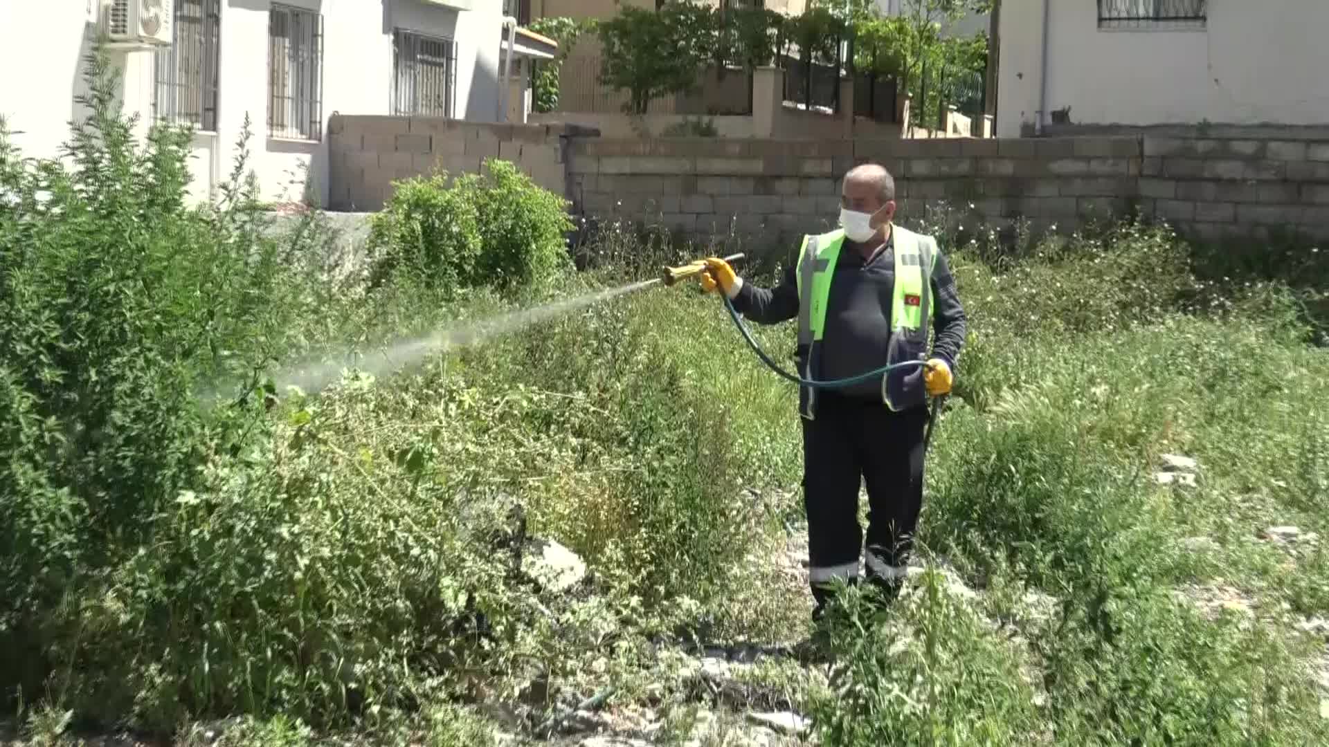 HATAY BÜYÜKŞEHİR, TEMİZLİK VE İLAÇLAMA ÇALIŞMALARINI SÜRDÜRÜYOR