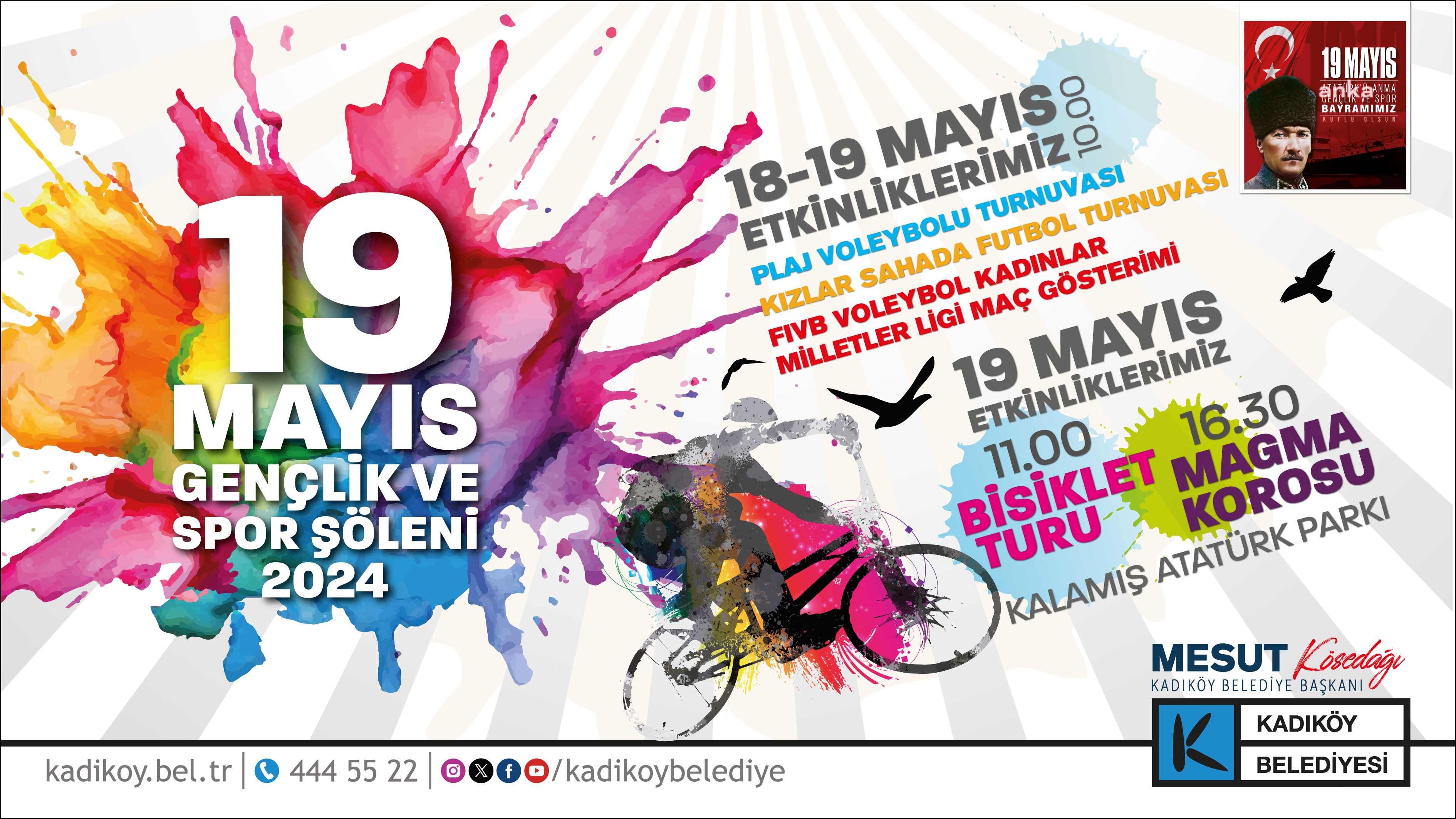 19 MAYIS, KADIKÖY'DE COŞKUYLA KUTLANACAK