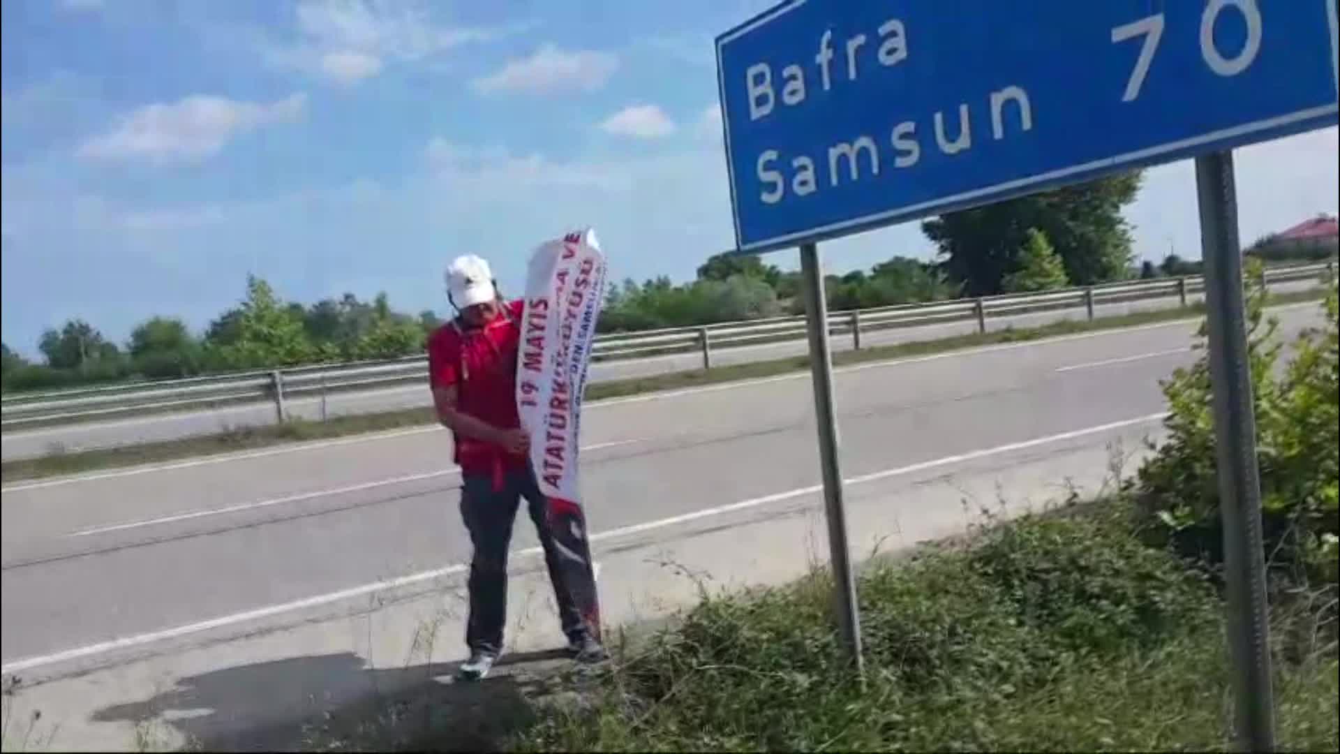SİNOP’TAN SAMSUN’A ATA’YA SAYGI YÜRÜYÜŞÜ...