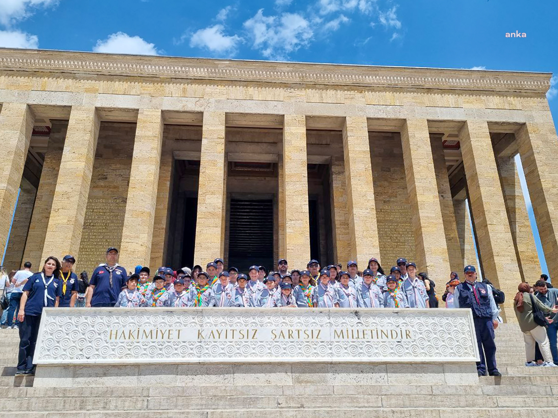 TEPEBAŞI BELEDİYESİ’NİN İKLİM İZCİLERİ ATA’NIN HUZURUNDA