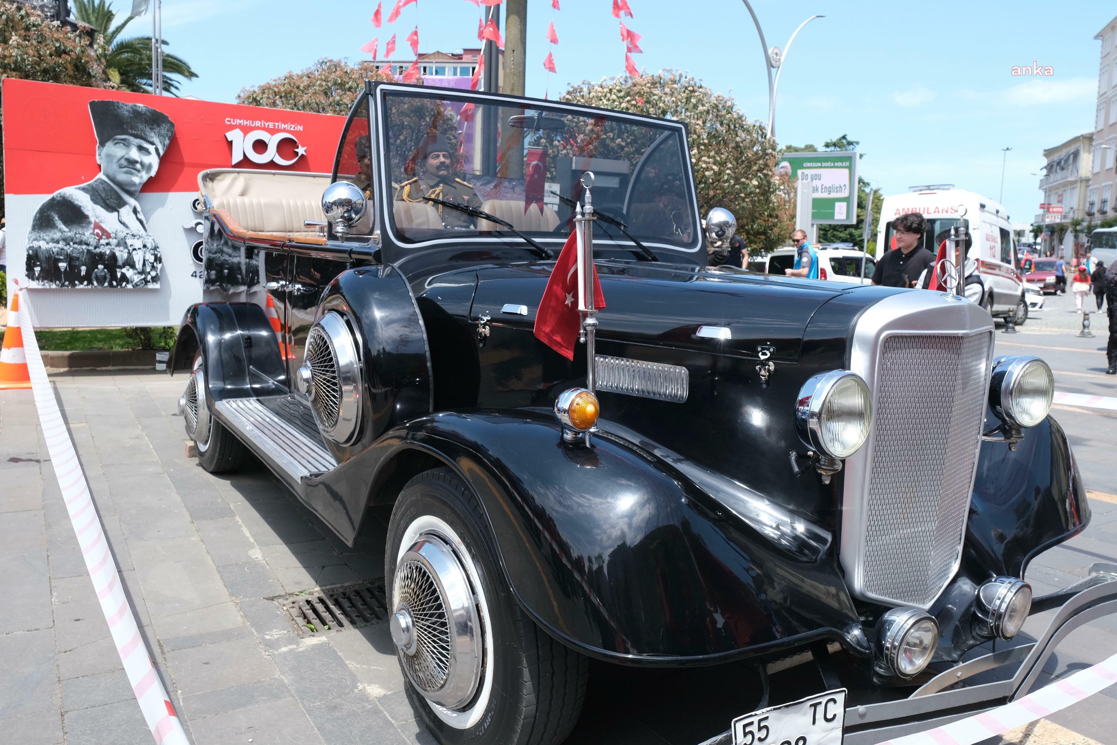 ATATÜRK’ÜN MAKAM ARACI, GİRESUN'DA SERGİLENDİ