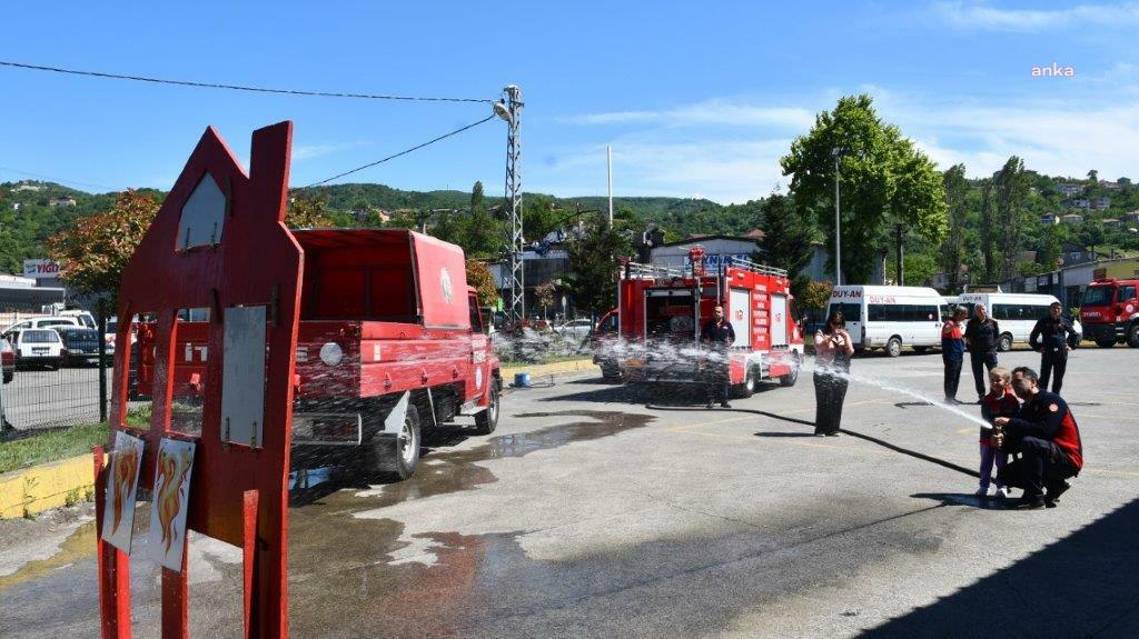 Karadeniz Ereğli Belediyesi İtfaiye Müdürlüğü, özel öğrencileri ağırladı