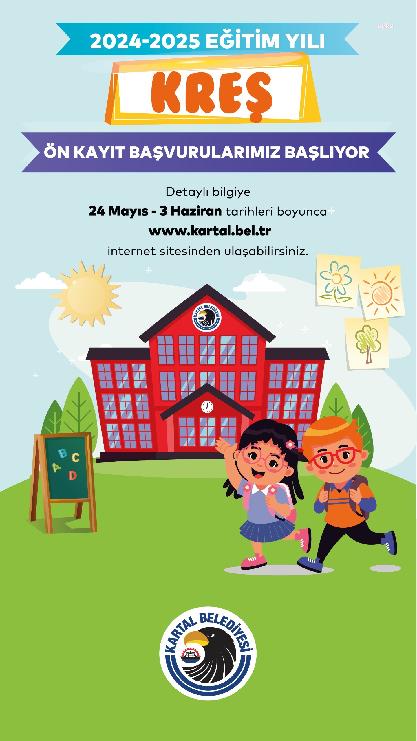 Kartal Belediyesi'nin kreşlerine ön kayıtlar başlıyor