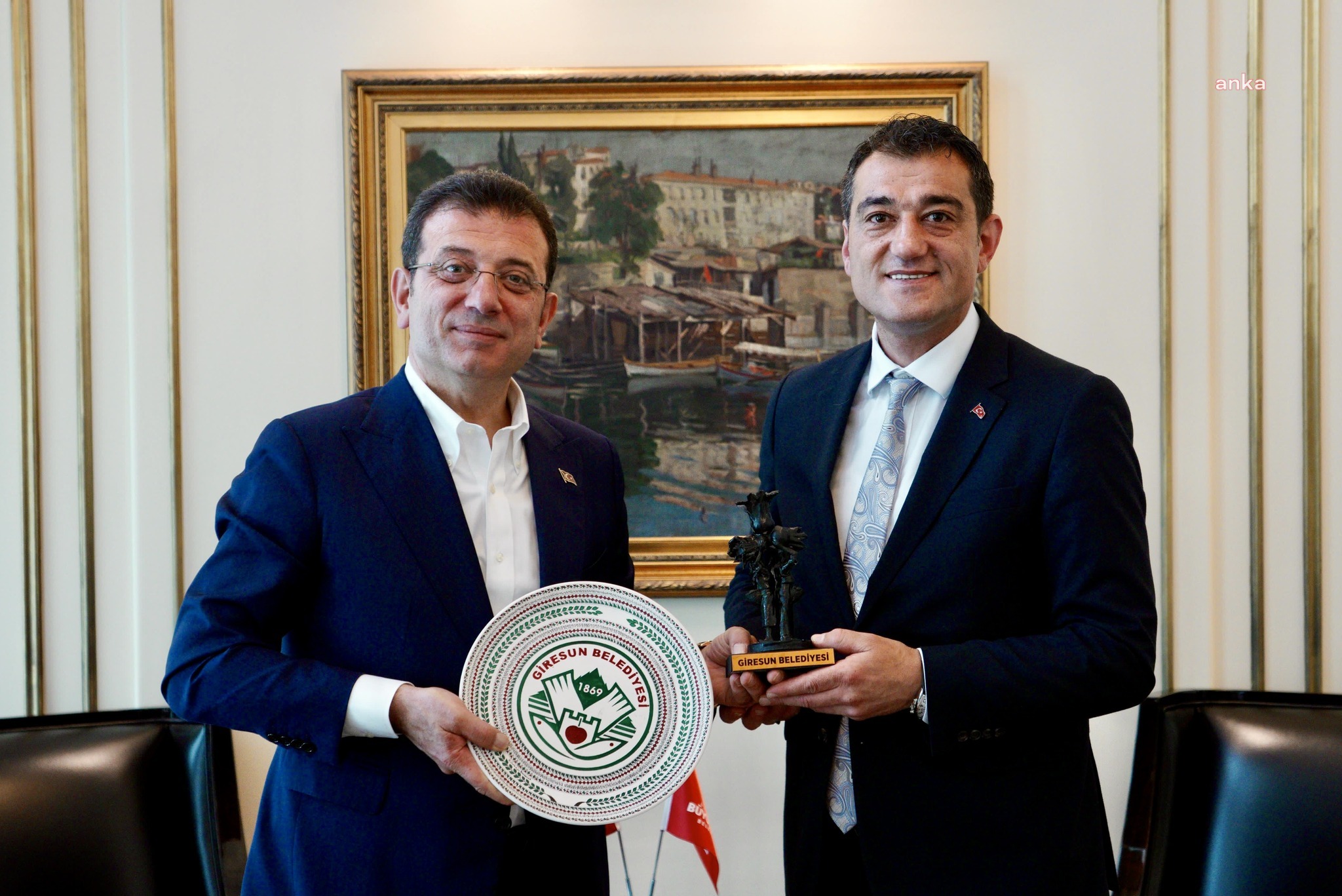 Giresun Belediye Başkanı Köse, Ekrem İmamoğlu'nu ziyaret etti