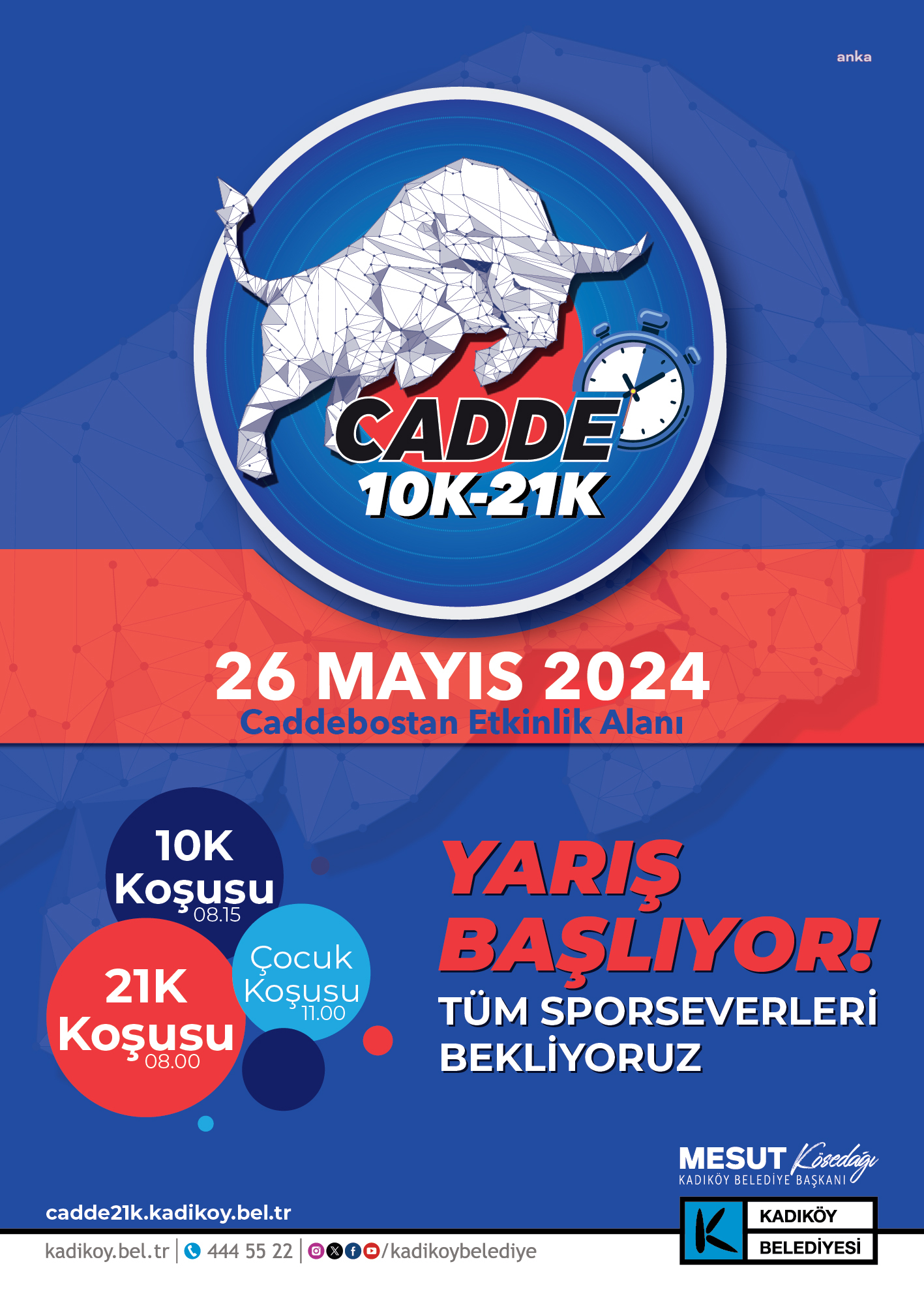 Kadıköy’de Cadde 10K-21K koşuları için geri sayım başladı