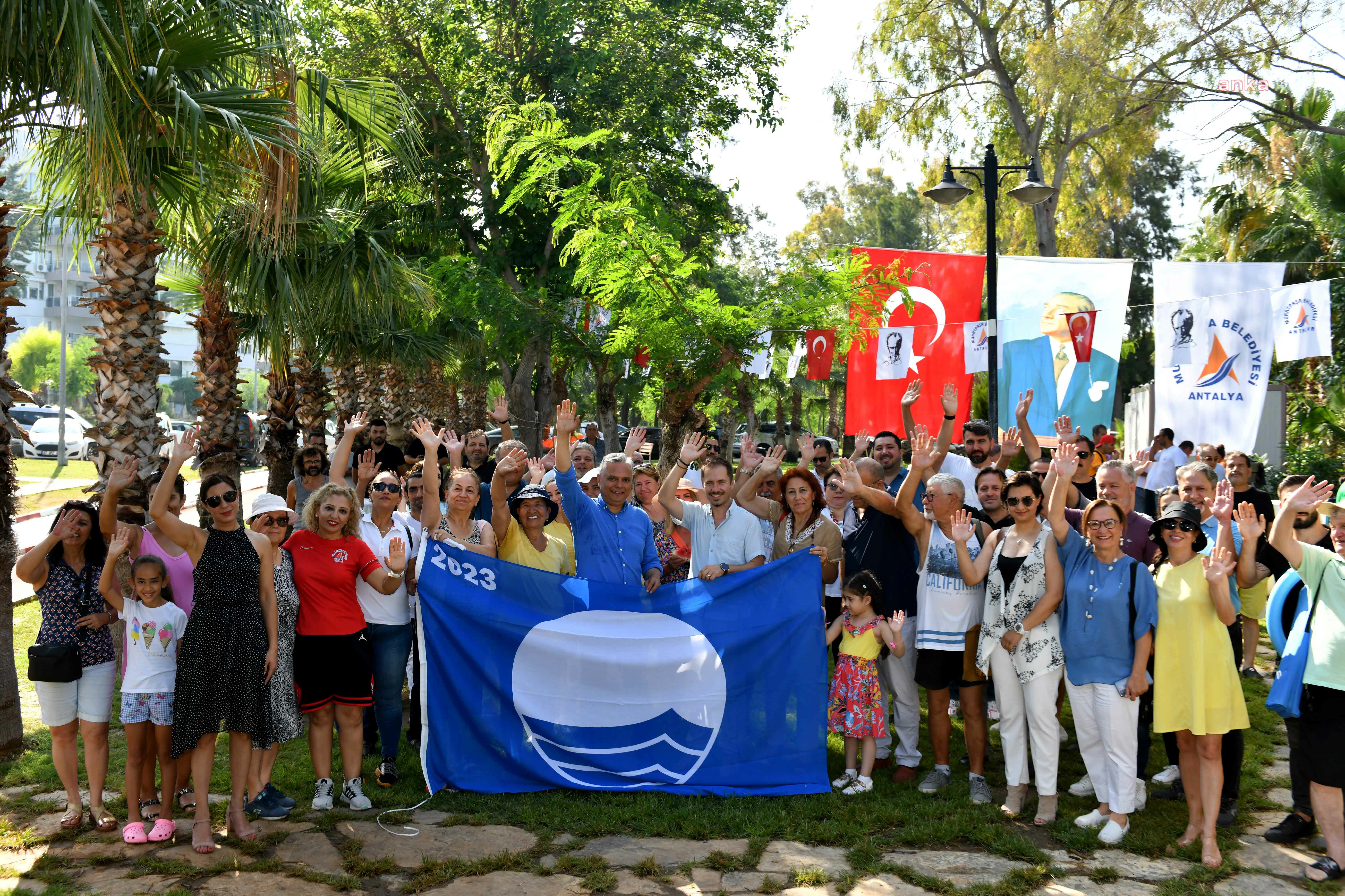 Muratpaşa’nın tüm plajları mavi bayraklı