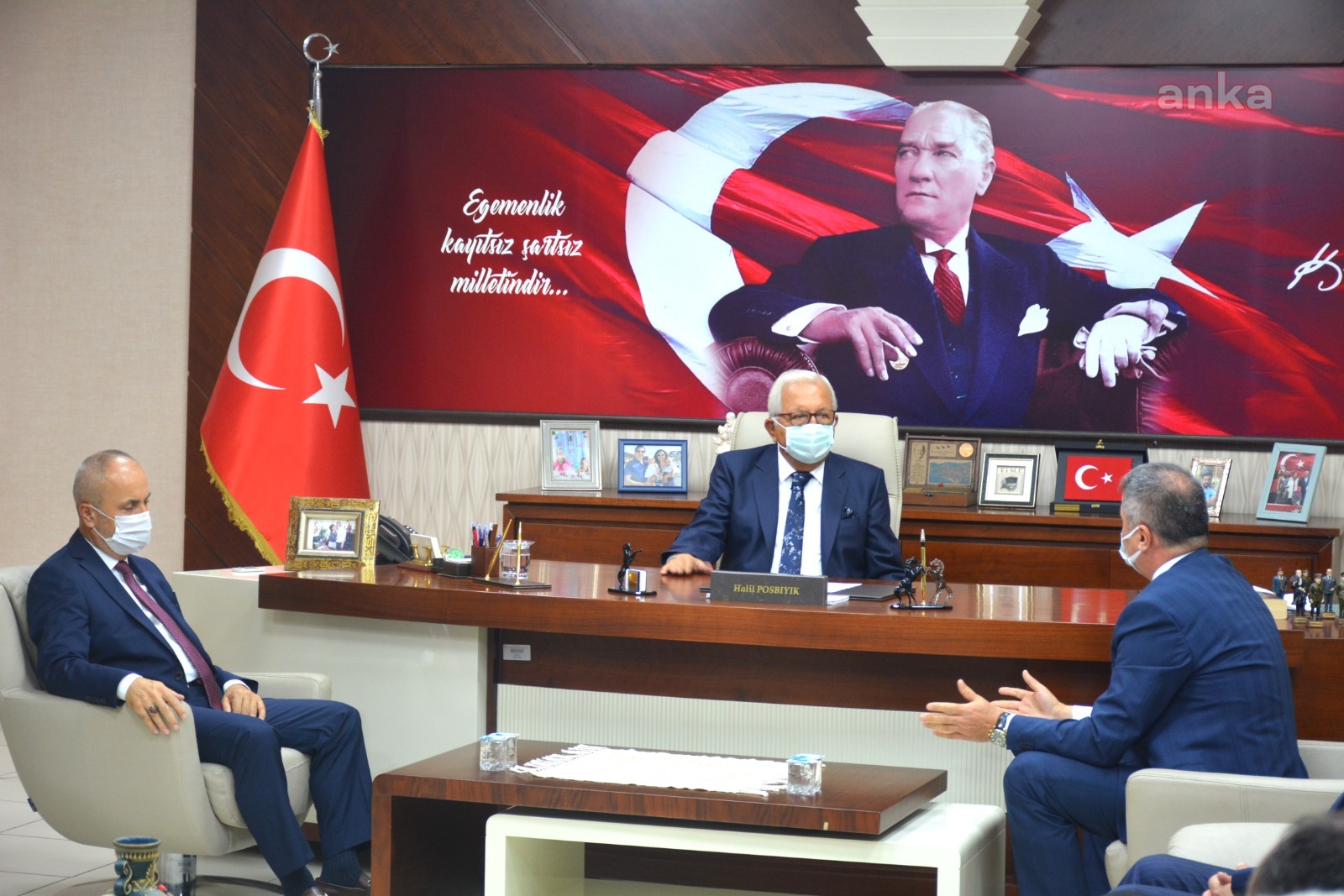 AK PARTİ’DEN KDZ.EREĞLİ BELEDİYE BAŞKANI POSBIYIK’A ZİYARET