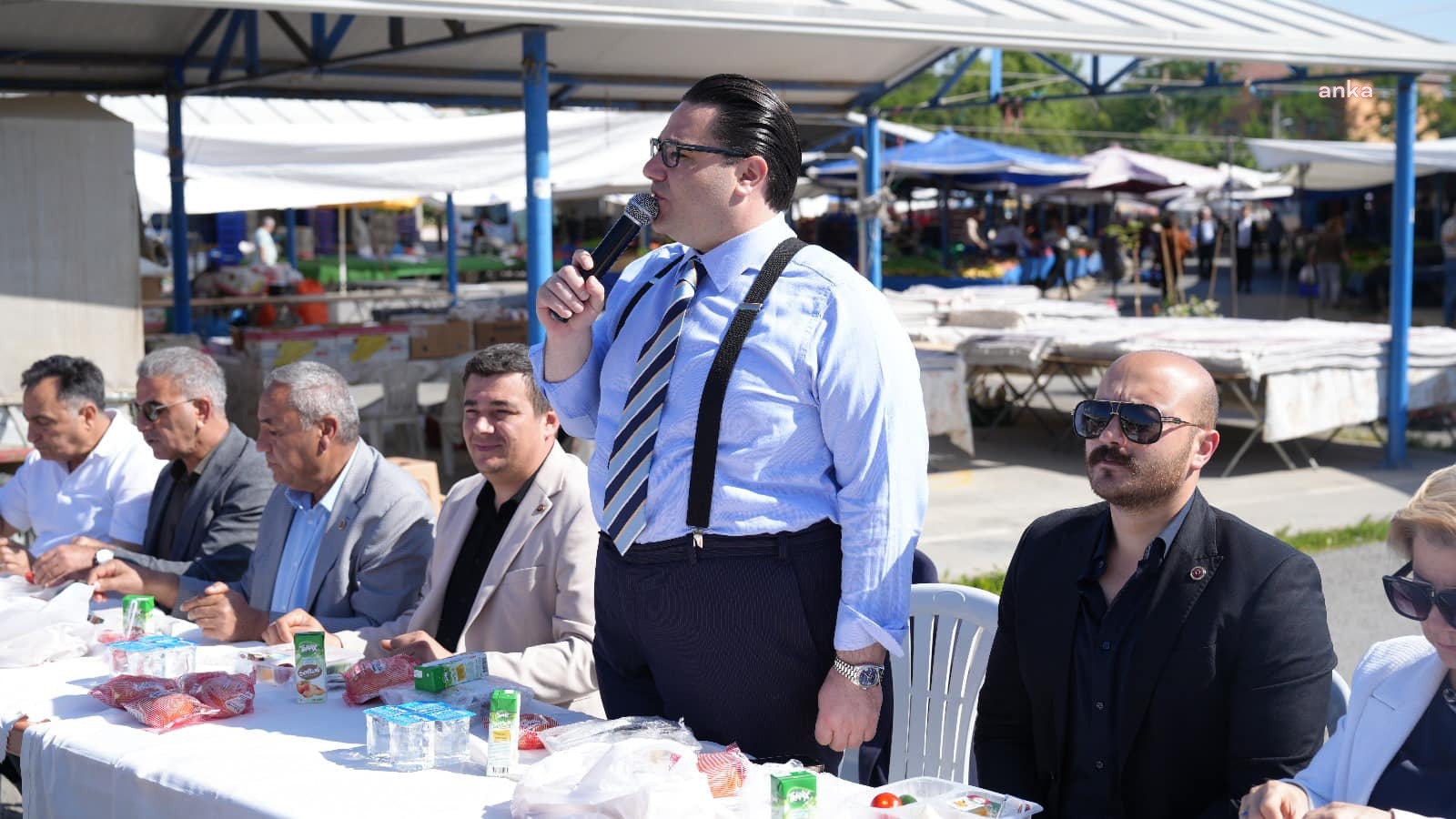 Marmaraereğlisi Belediye Başkanı Bozkurter, pazar esnafıyla buluştu