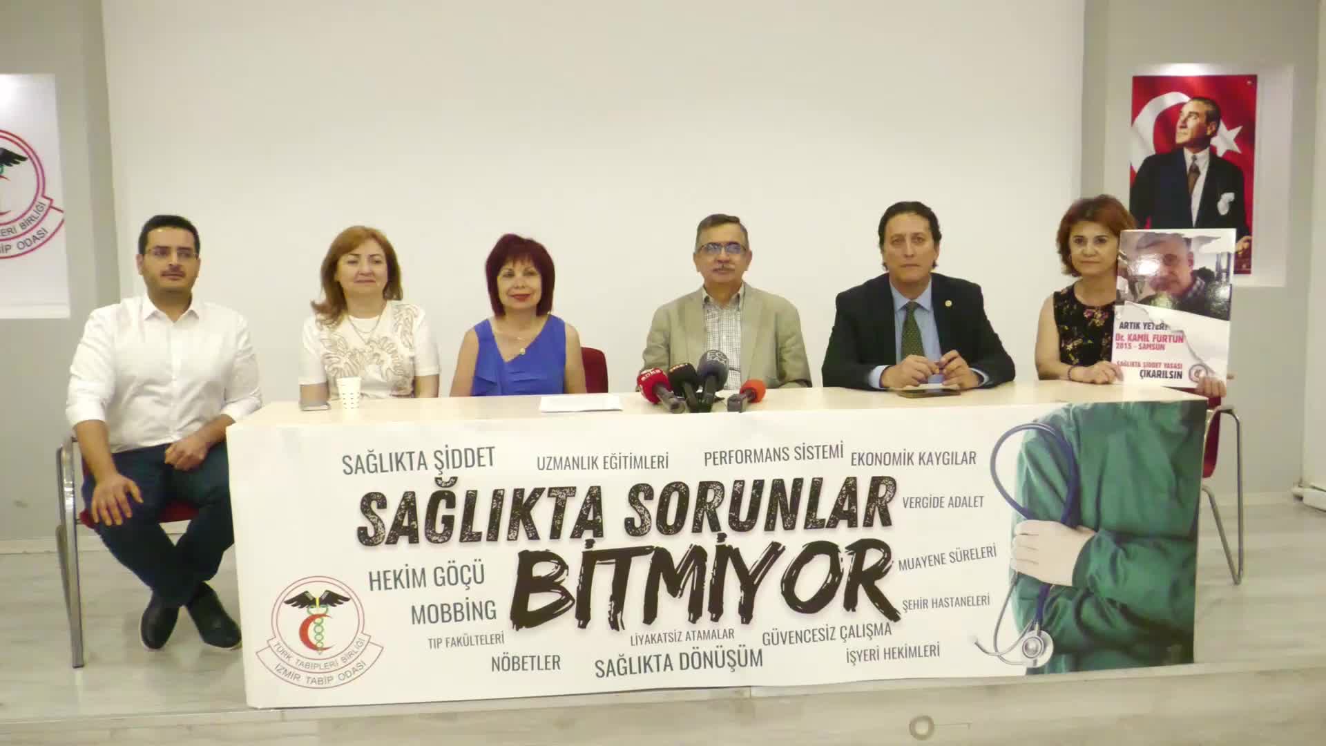 İzmir Tabip Odası: "Sağlıkta Dönüşüm Programı, çoğalan iş yükü, artan tükenmişlik ve şiddet doğuruyor"