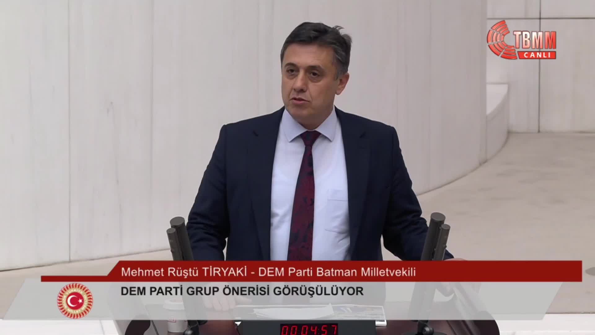 DEM Parti'nin "yargıdaki çürümenin nedenlerinin araştırılması' önerisi, TBMM Genel Kurulu'nda AKP ve MHP milletvekillerinin oylarıyla reddedildi